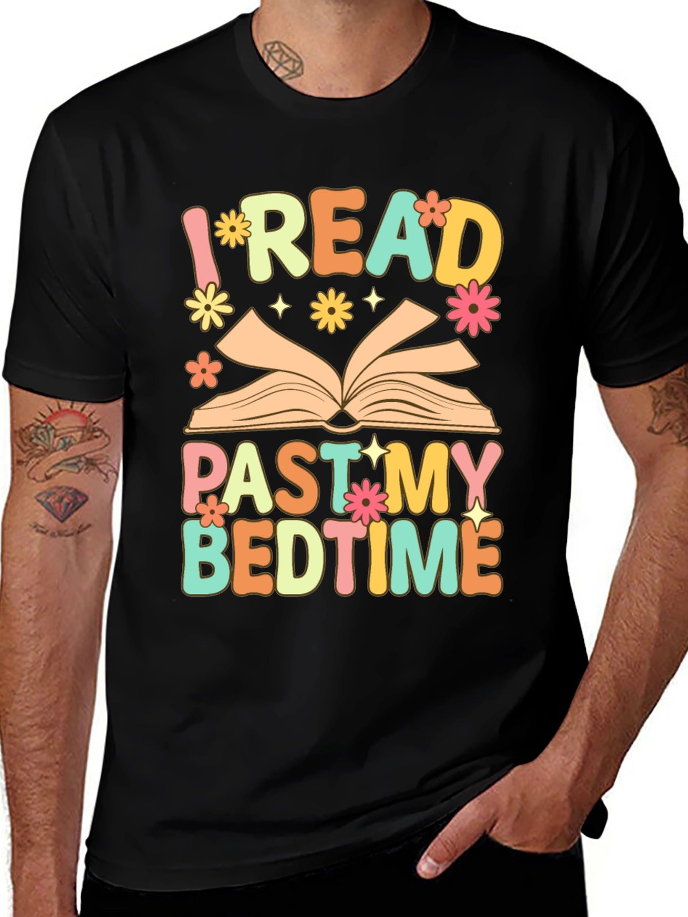 I Read Past My Bedtime Graphic Tee
