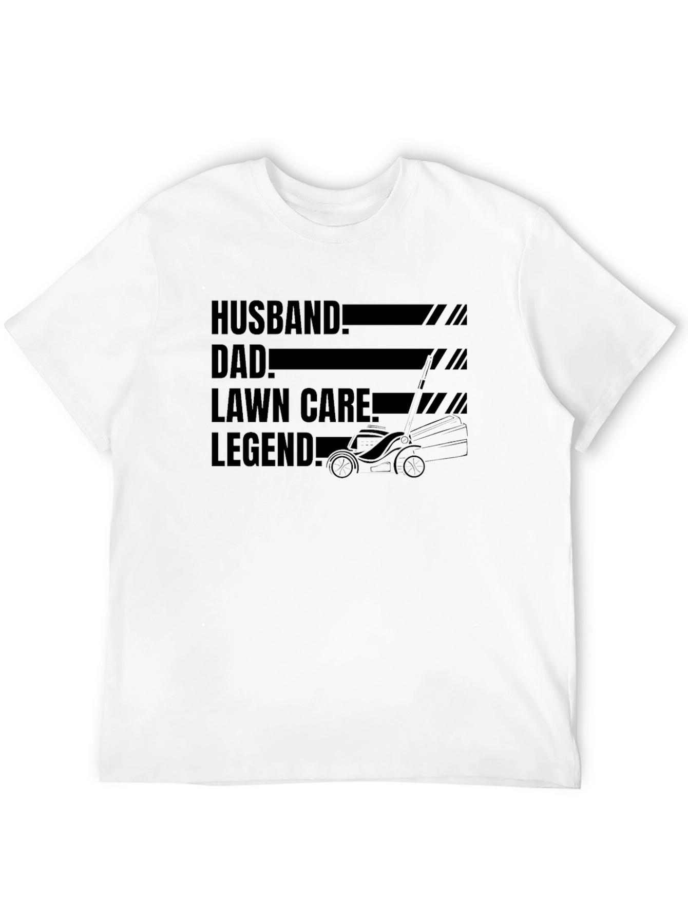 Husband Dad Lawn Care Legend T-Shirt