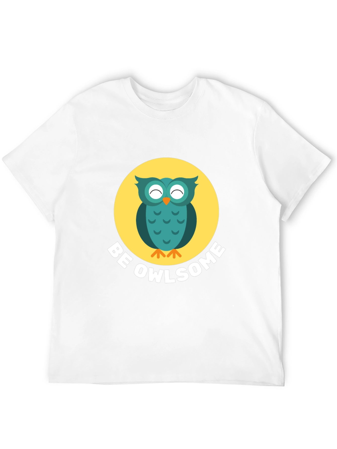 Be Owlsome Graphic Tee - Black Cotton T-Shirt