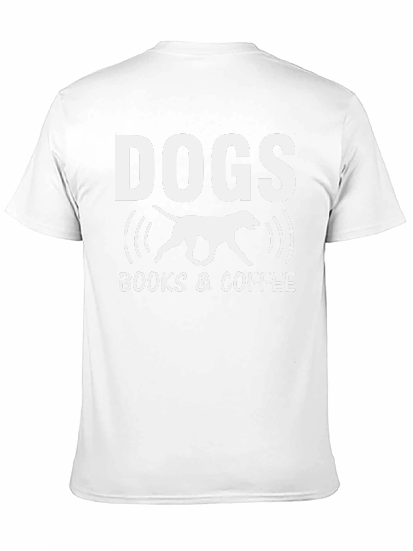 Dogs Books & Coffee Graphic Tee