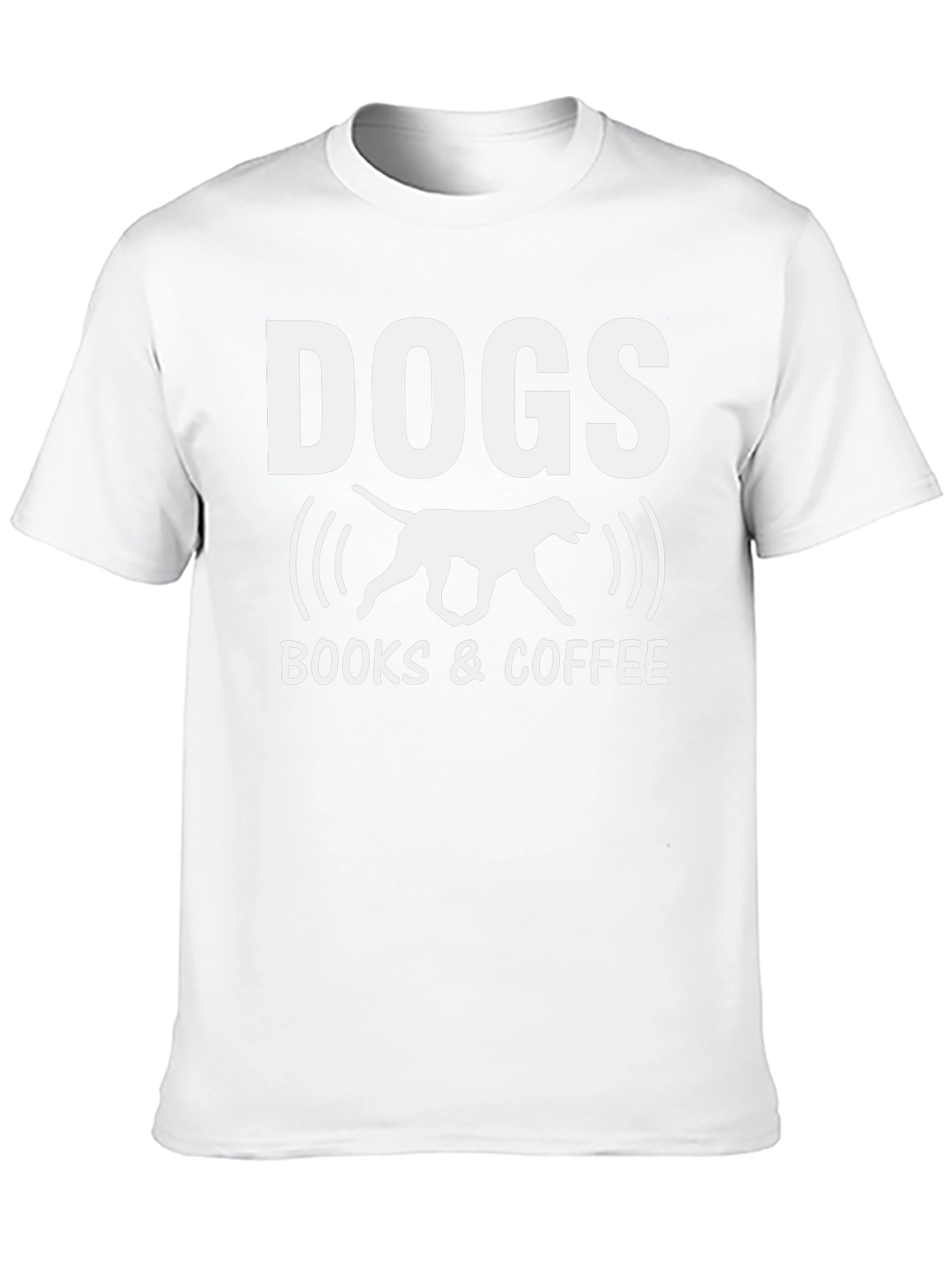 Dogs Books & Coffee Graphic Tee
