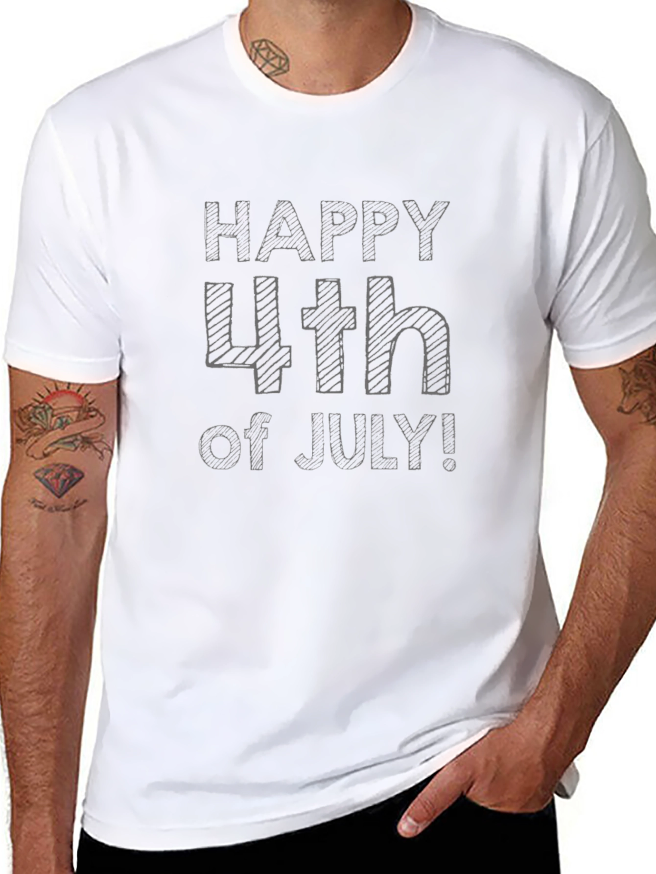 Happy 4th of July T-Shirt - Patriotic Holiday Apparel