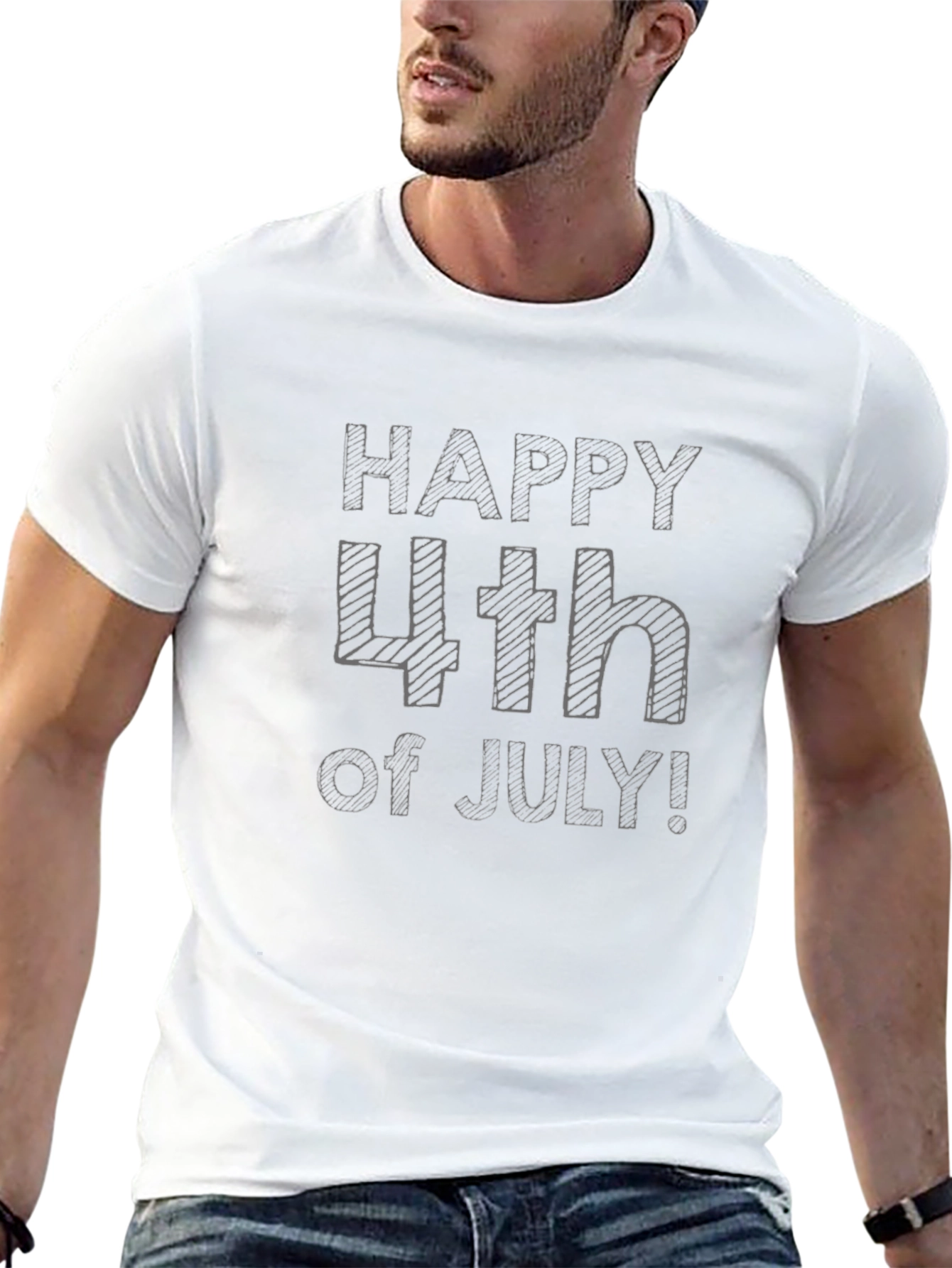 Happy 4th of July T-Shirt - Patriotic Holiday Apparel