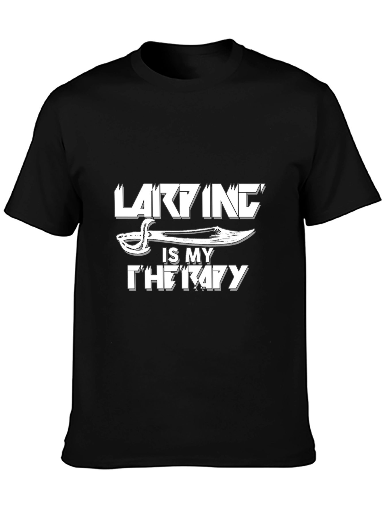 Larking is My Therapy Graphic T-Shirt