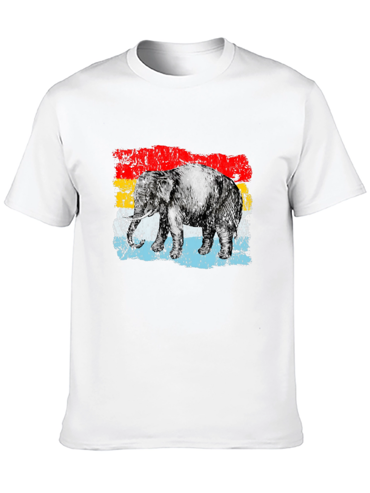 Retro Elephant Graphic Tee