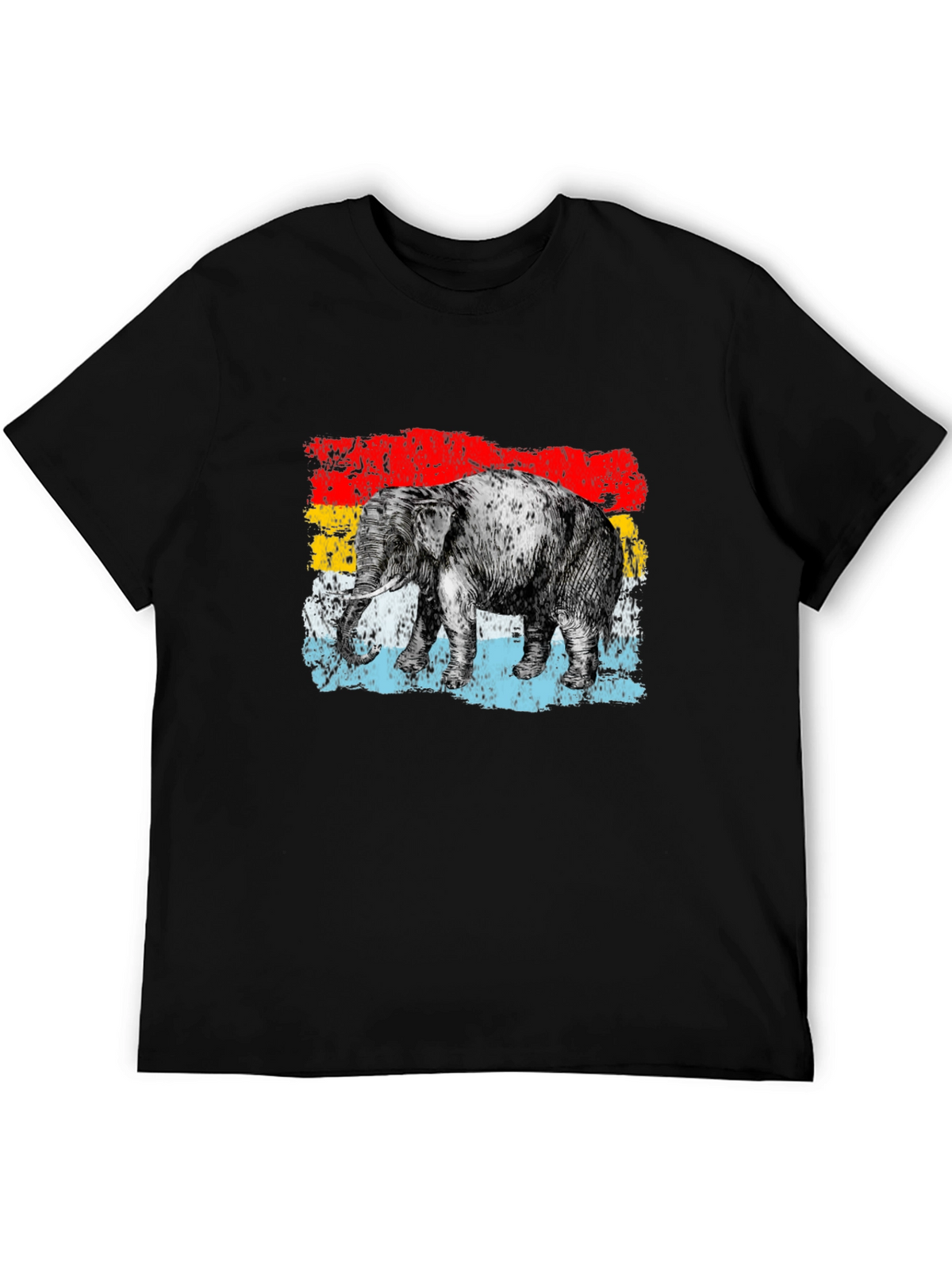 Retro Elephant Graphic Tee