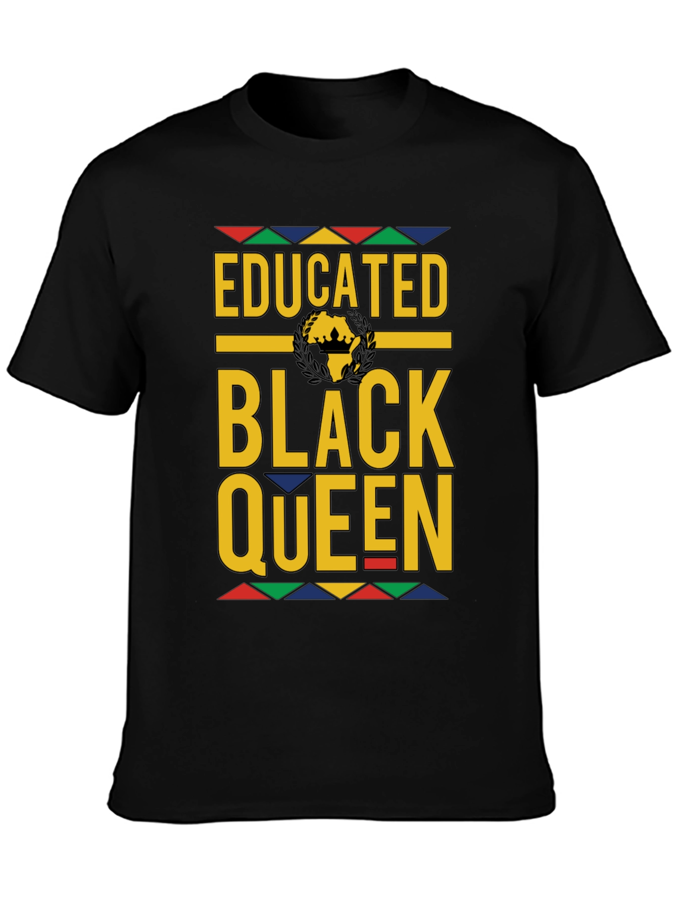 Educated Black Queen Graphic Tee