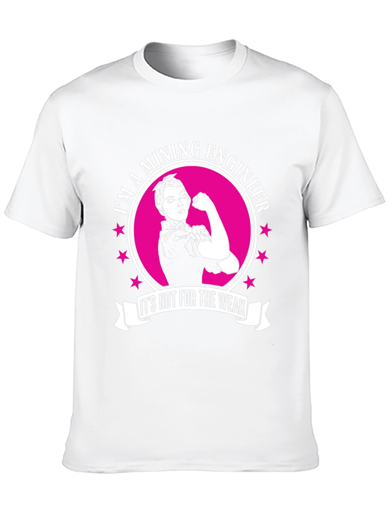 Mining Engineer Strong Woman T-Shirt