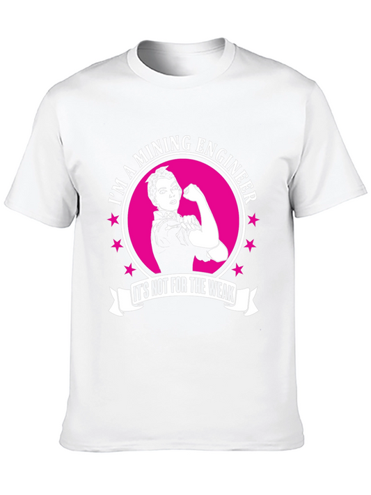 Mining Engineer Strong Woman T-Shirt