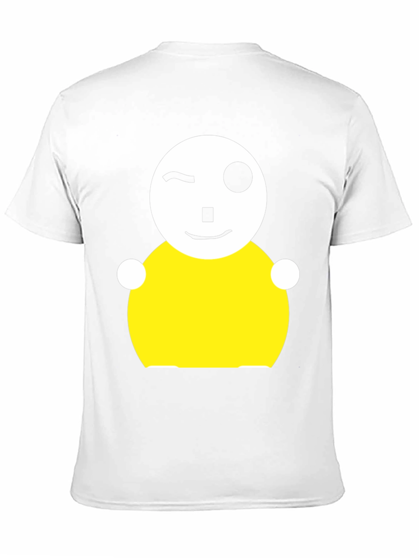 Whimsical Wink Graphic Tee - Black Cotton Blend