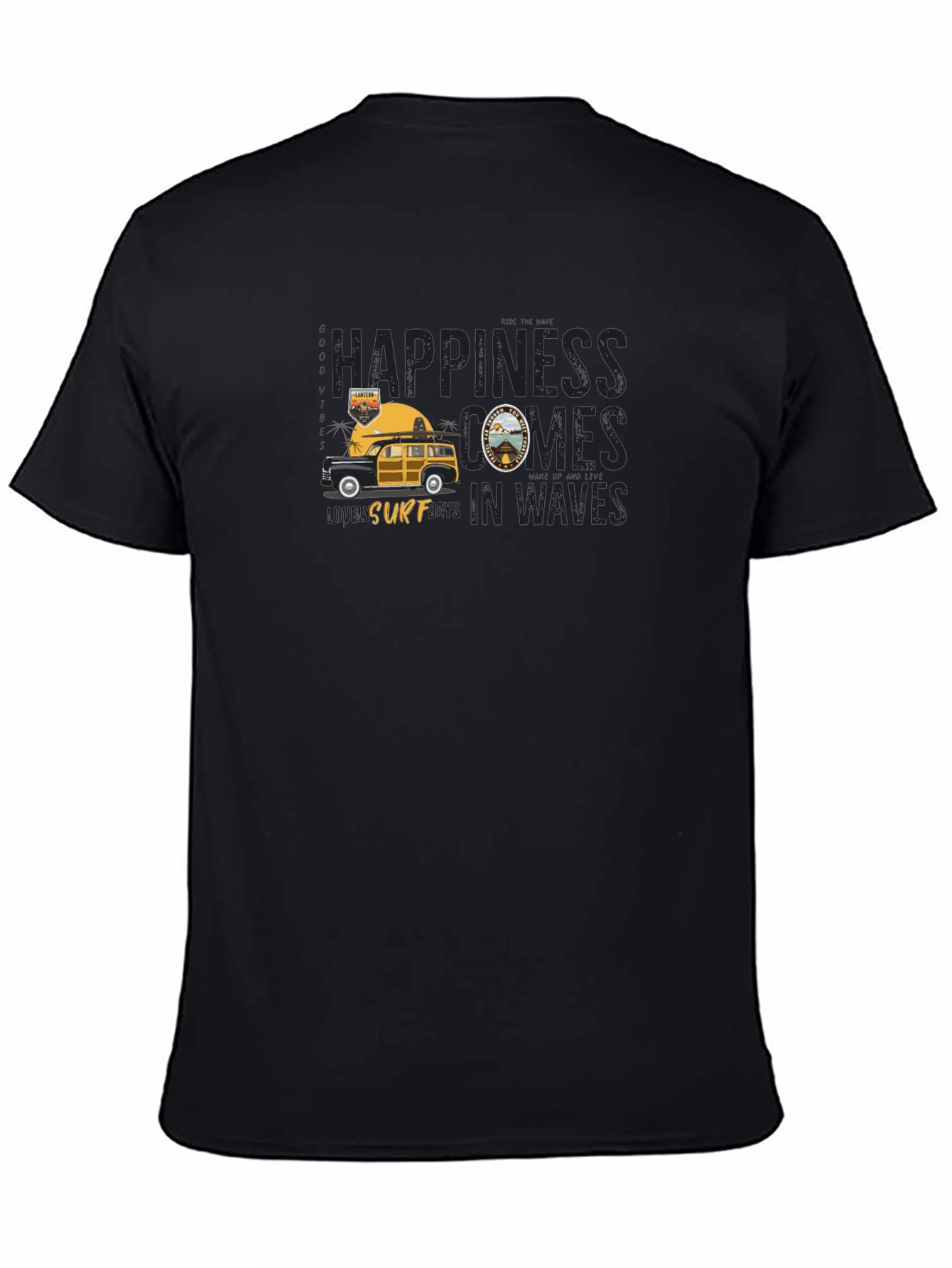 Surfs Up: Happiness Comes in Waves T-Shirt