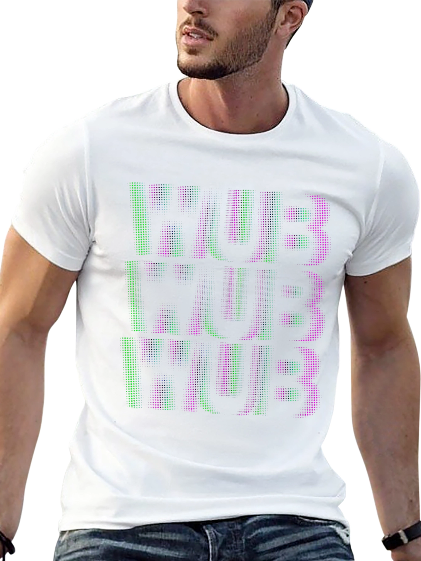 HUB Graphic Print Tee - Unique Design