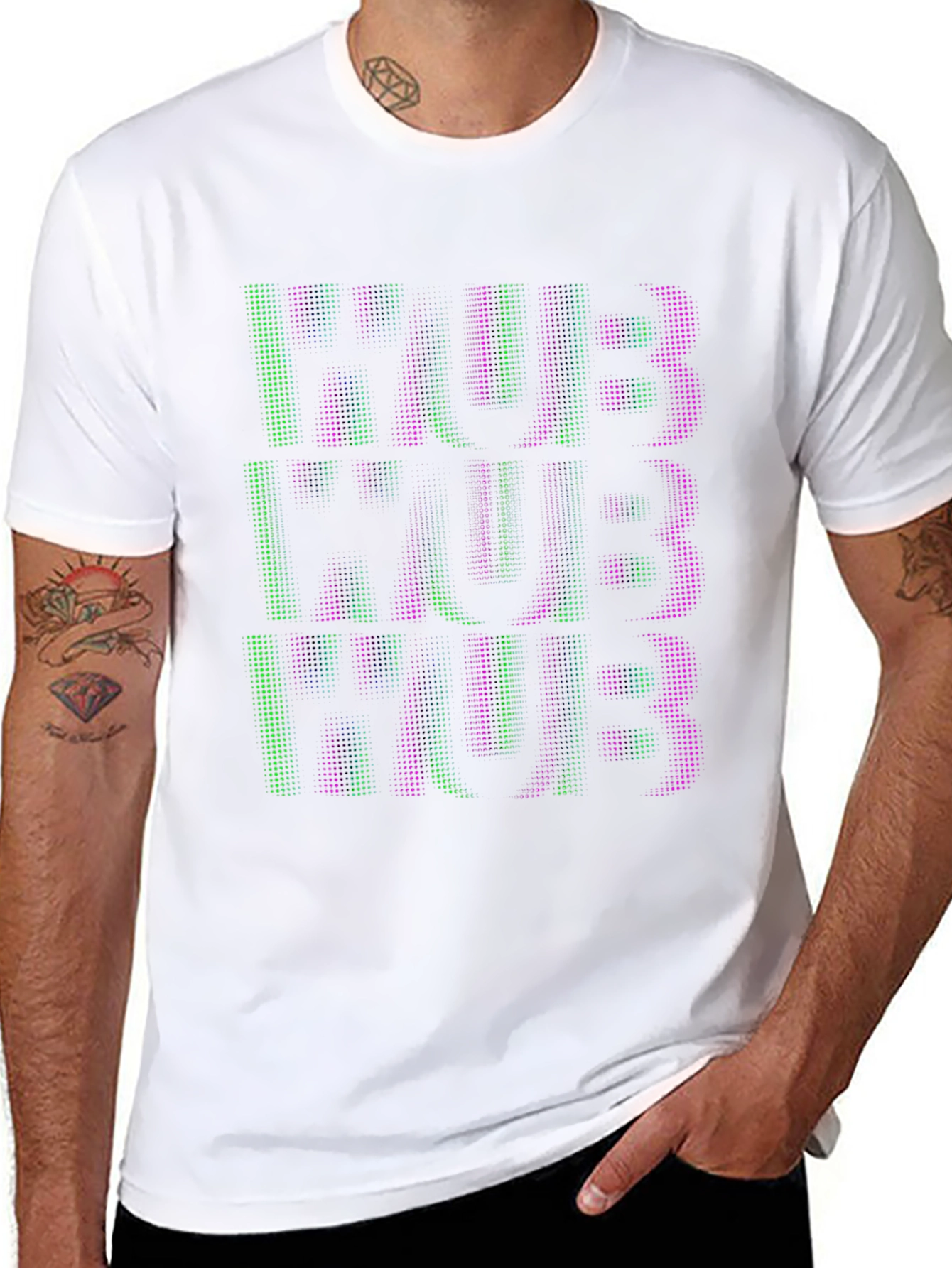 HUB Graphic Print Tee - Unique Design