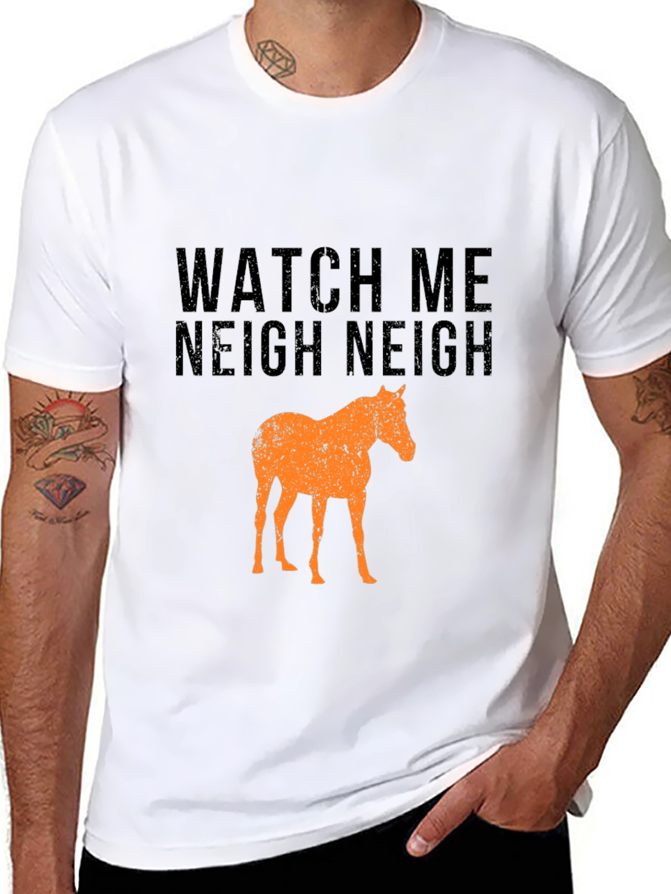 Watch Me Neigh Funny Horse T-Shirt