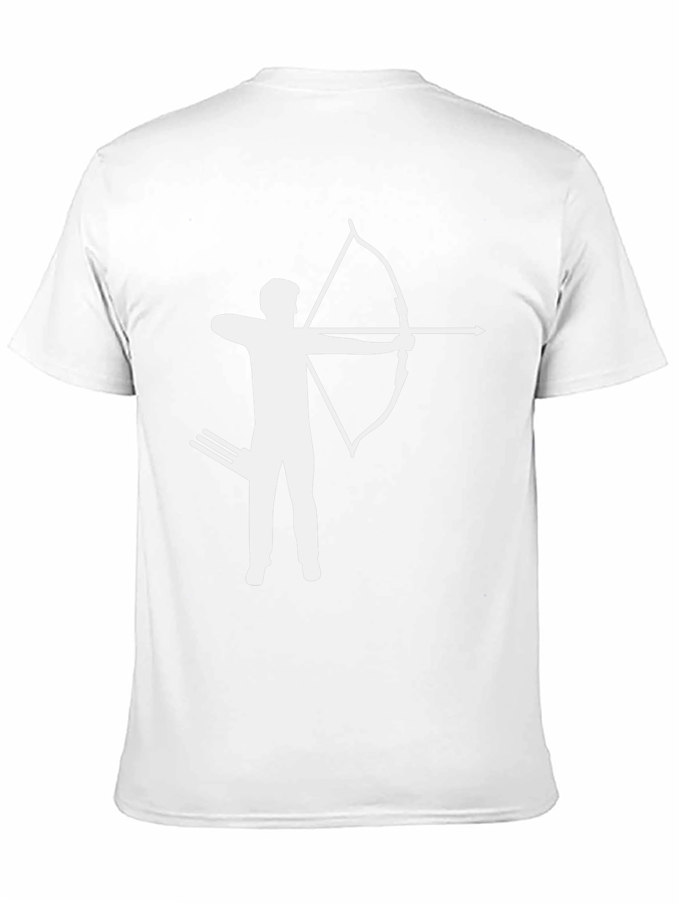 Archer Graphic Tee - Black Cotton T-Shirt