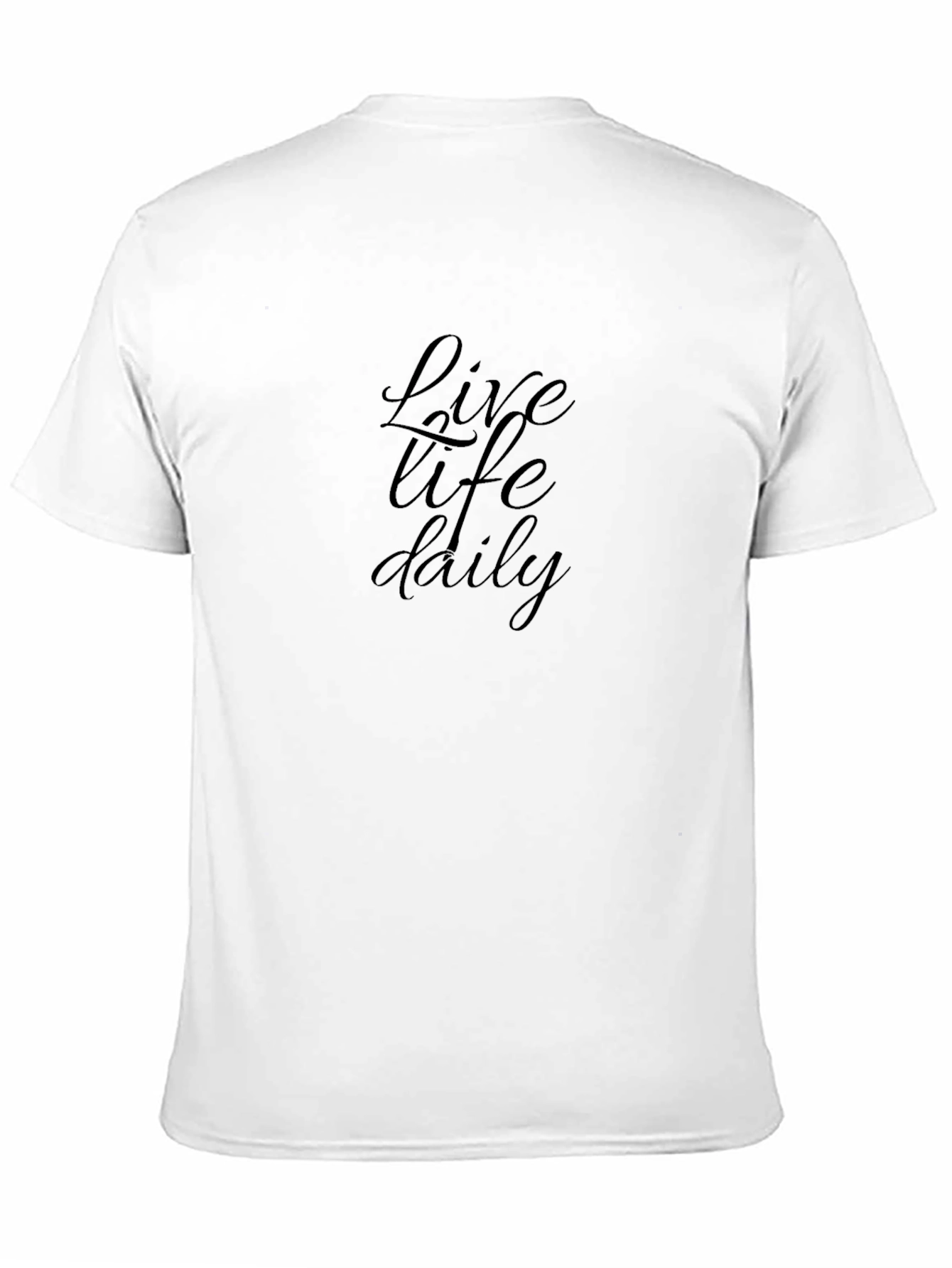 Live Life Daily Black T-Shirt