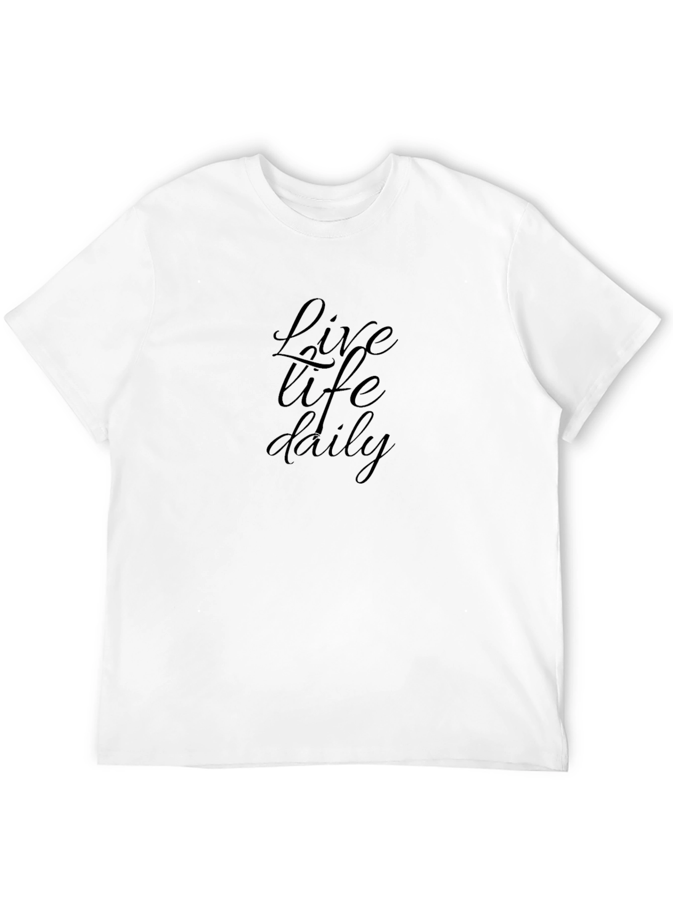 Live Life Daily Black T-Shirt