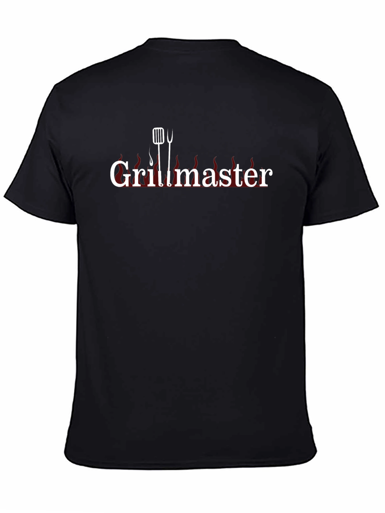 Grillmaster Black T-Shirt BBQ Grill Spatula