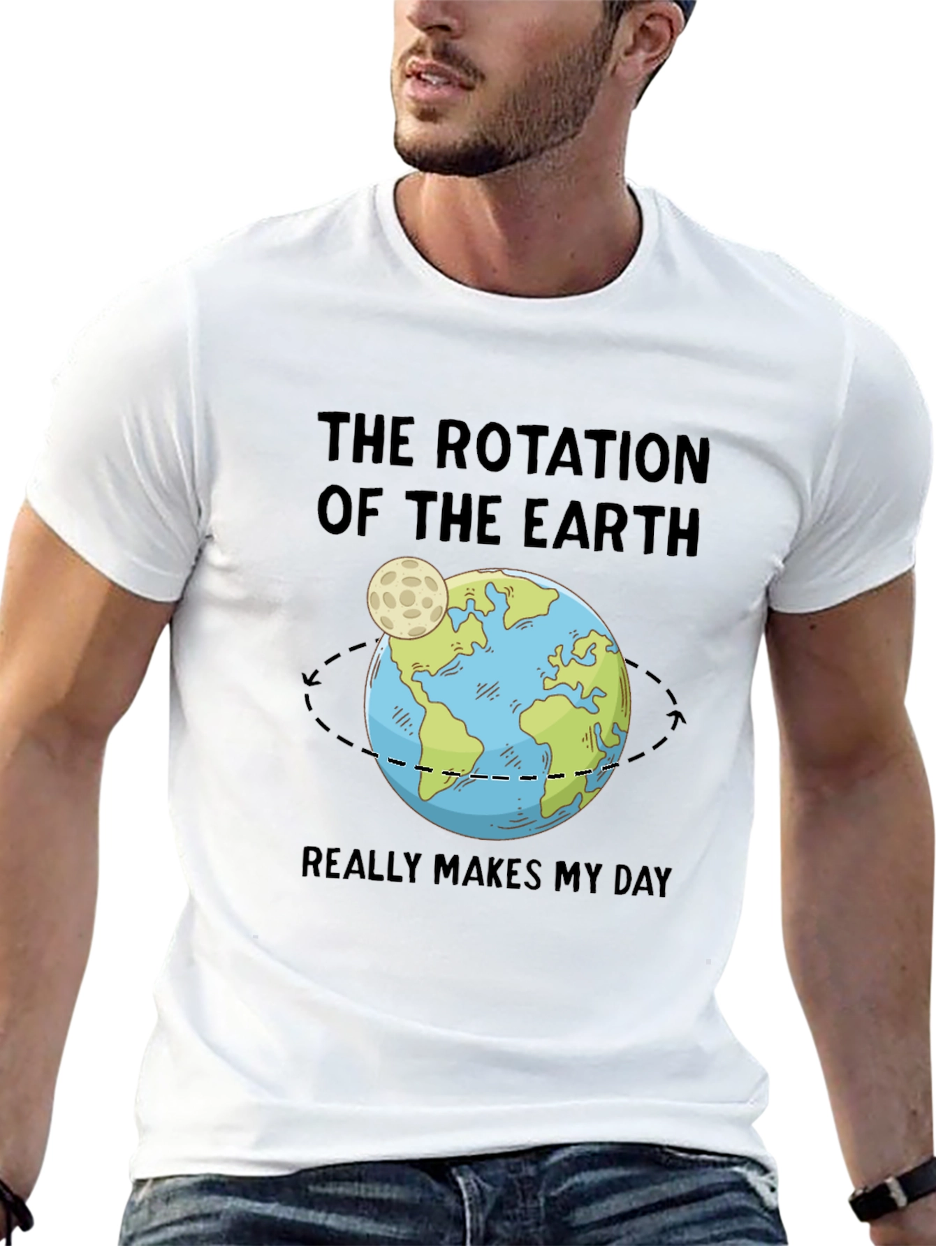 Earth Rotation T-Shirt: Science Makes My Day!
