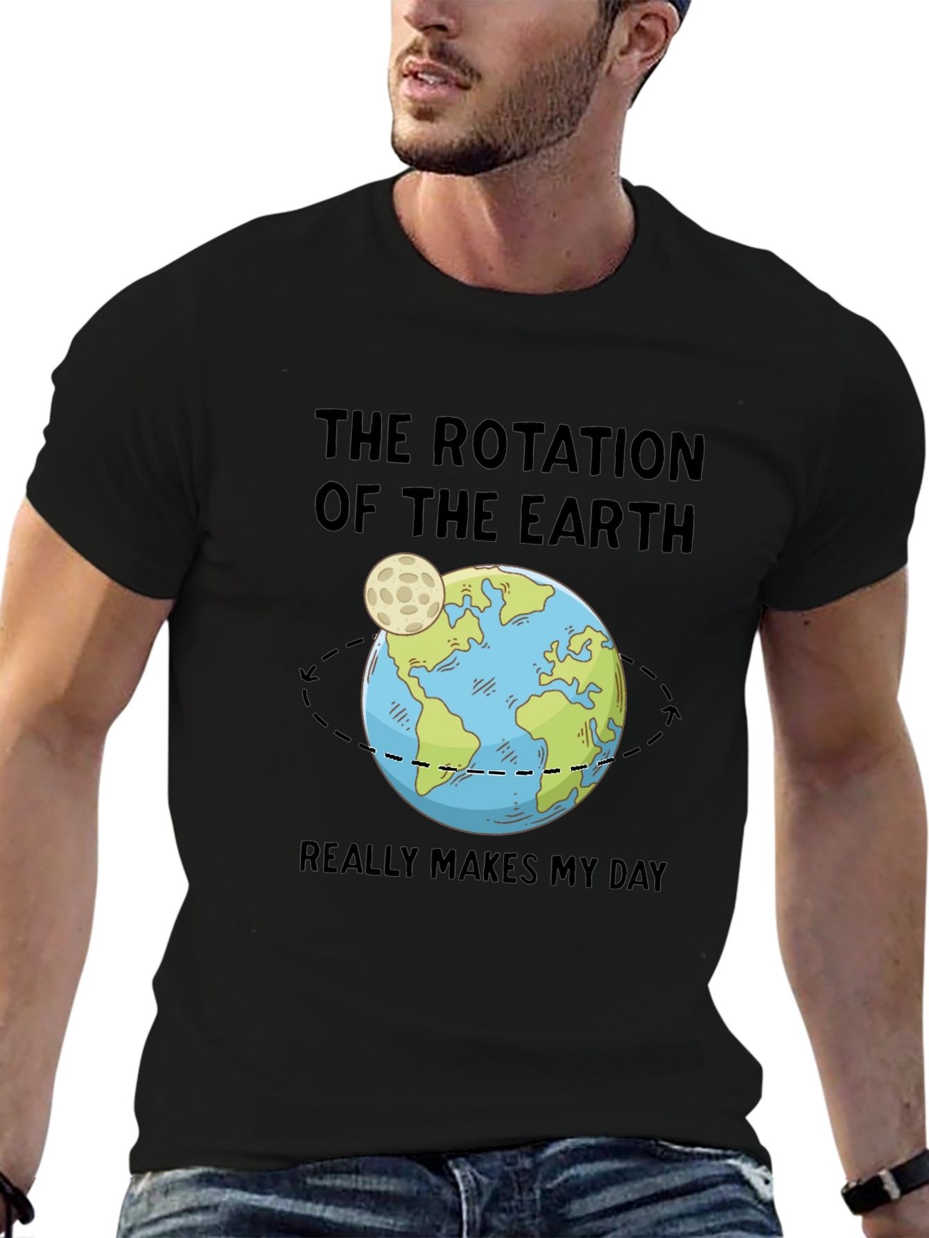 Earth Rotation T-Shirt: Science Makes My Day!