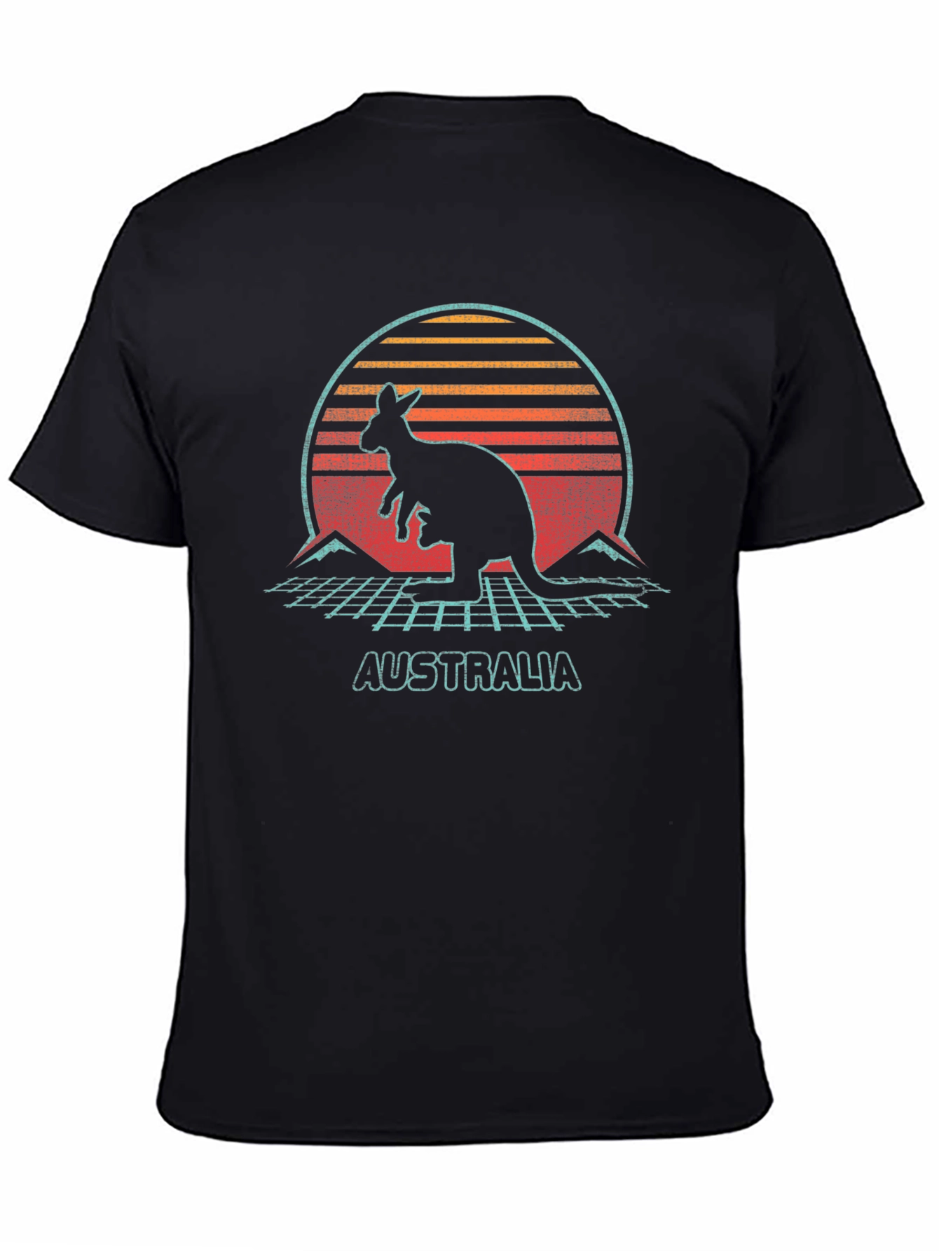 Retro Australia Kangaroo T-Shirt