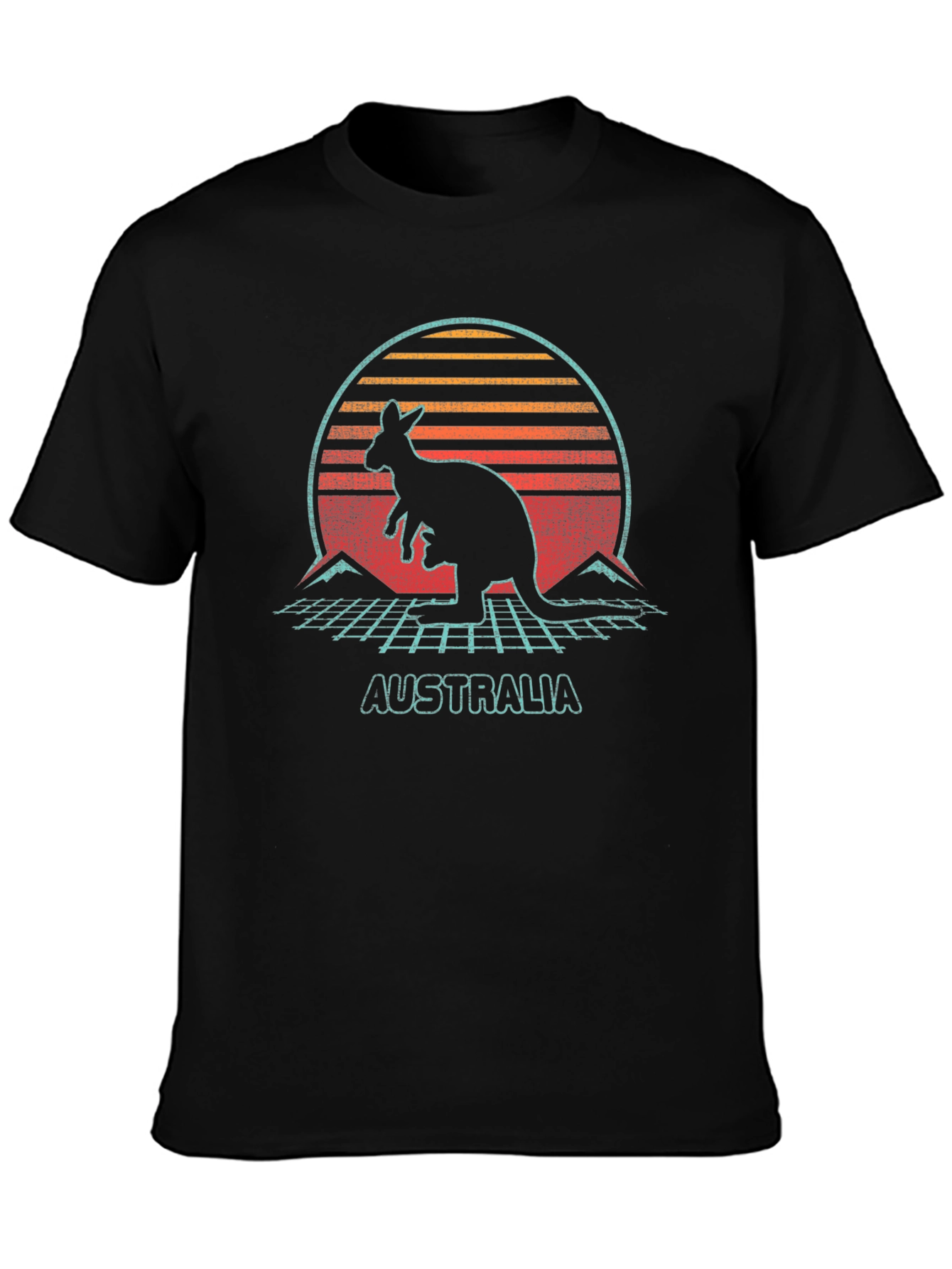 Retro Australia Kangaroo T-Shirt