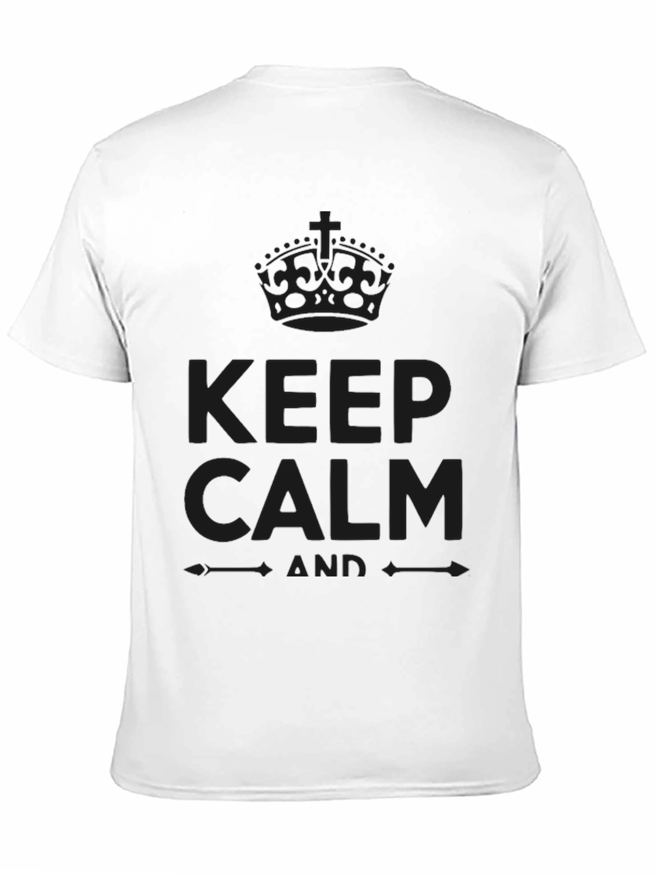 Keep Calm Graphic T-Shirt - Soft Cotton Blend