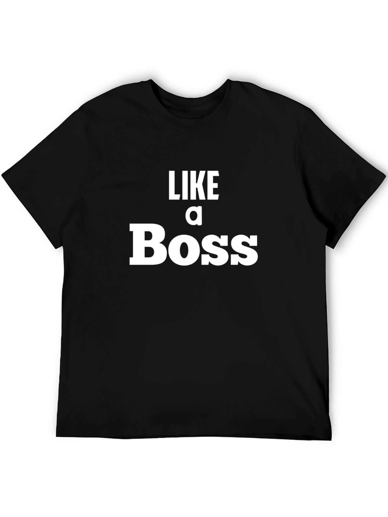 Like a Boss Graphic Tee - Black
