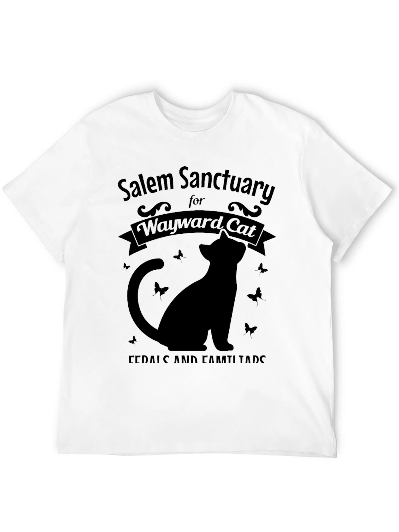 Salem Sanctuary Wayward Cat T-Shirt