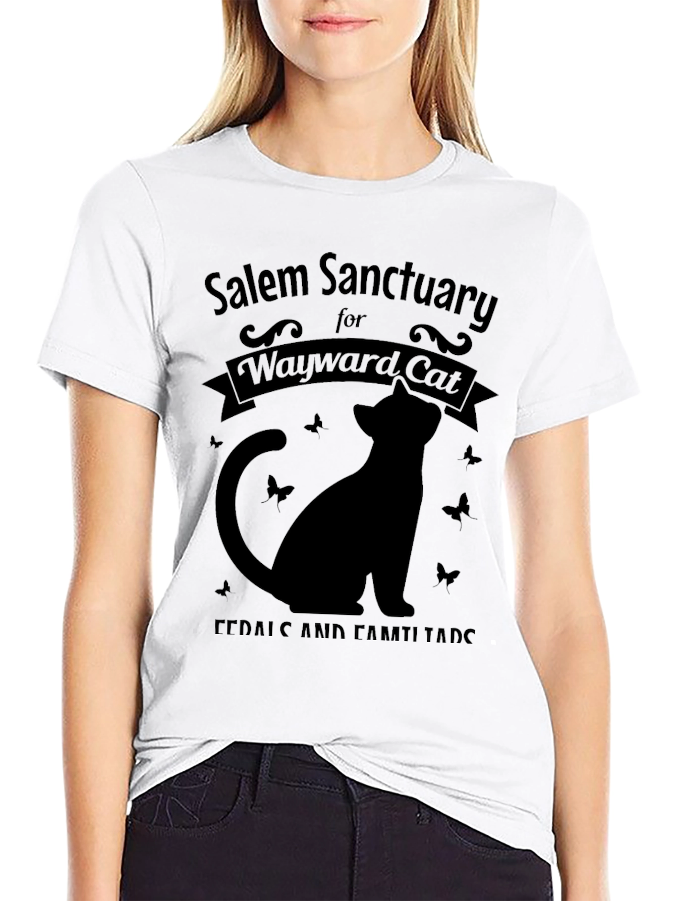 Salem Sanctuary Wayward Cat T-Shirt