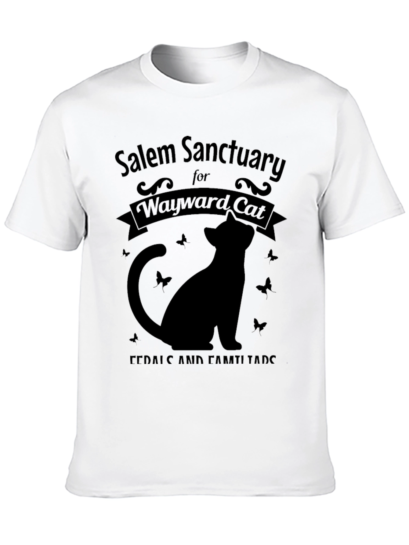 Salem Sanctuary Wayward Cat T-Shirt