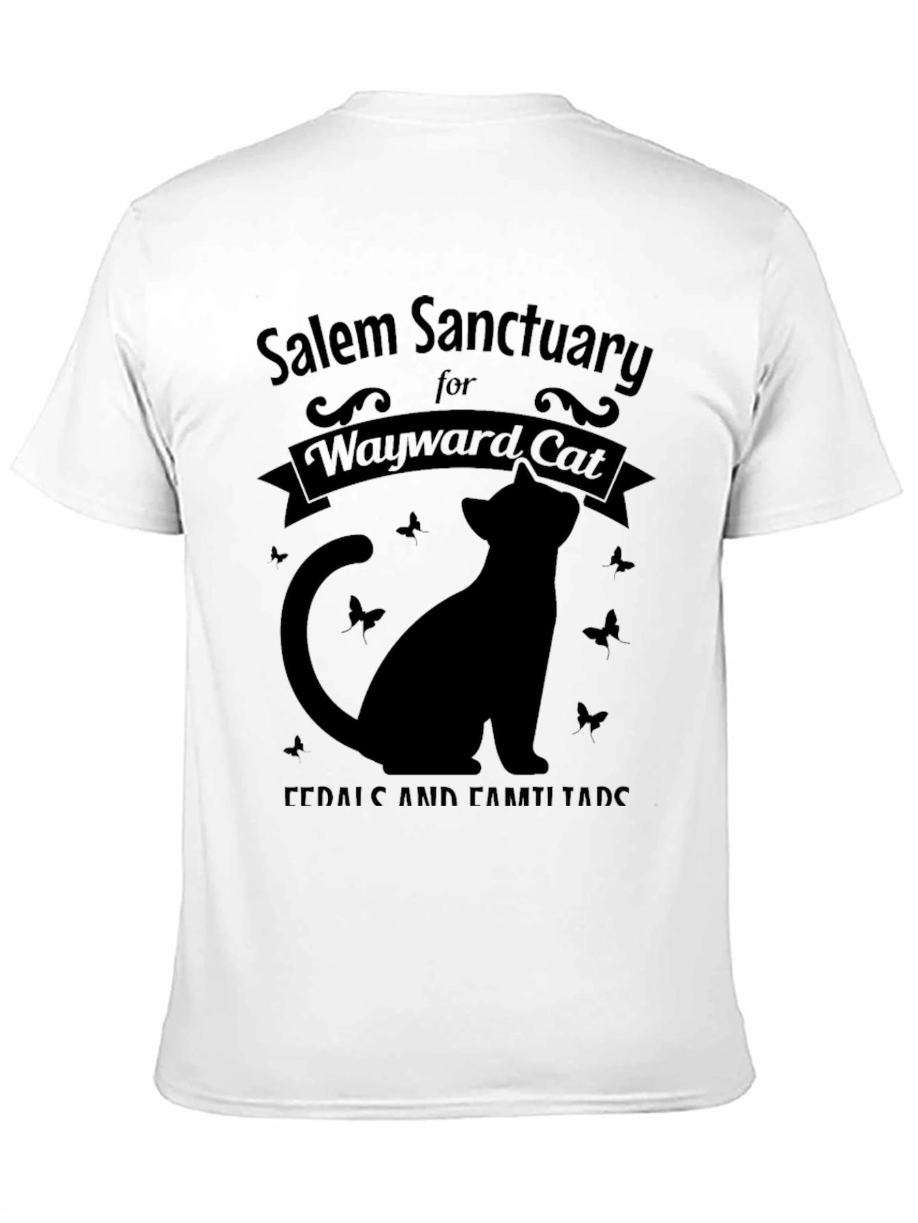 Salem Sanctuary Wayward Cat T-Shirt