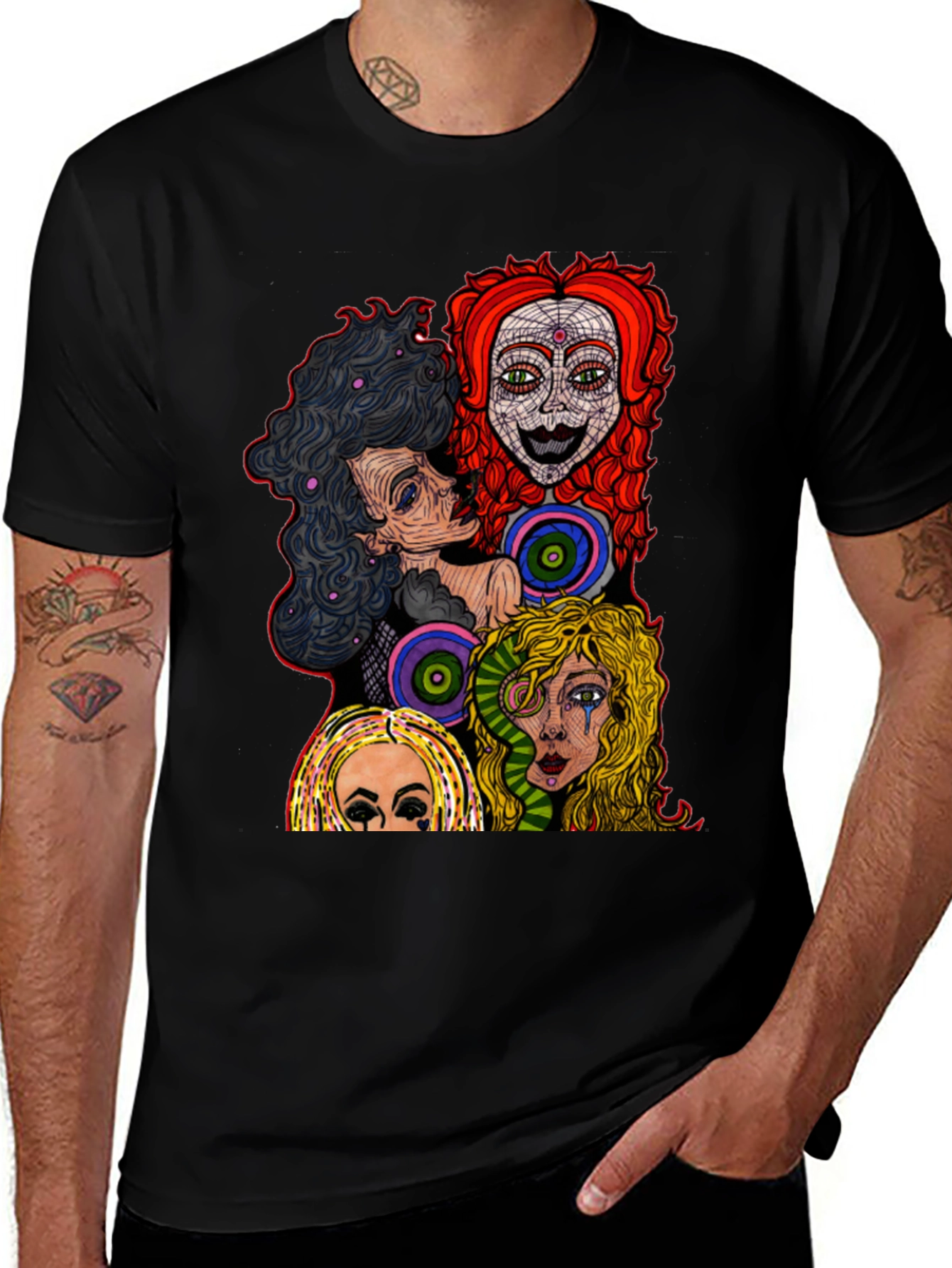 Witches Black T-Shirt: Bewitching Graphic Tee for Women