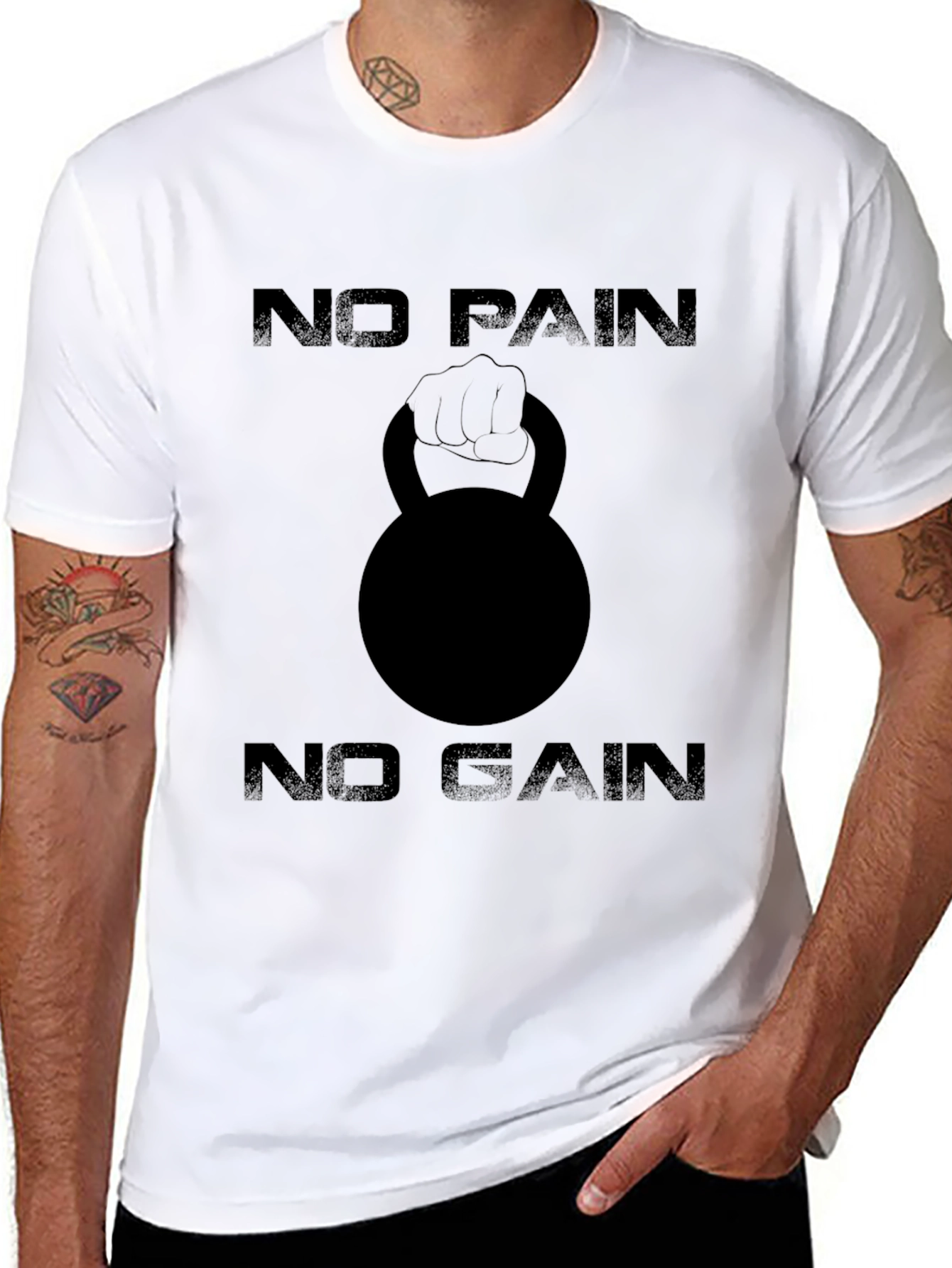 No Pain No Gain Black T-Shirt