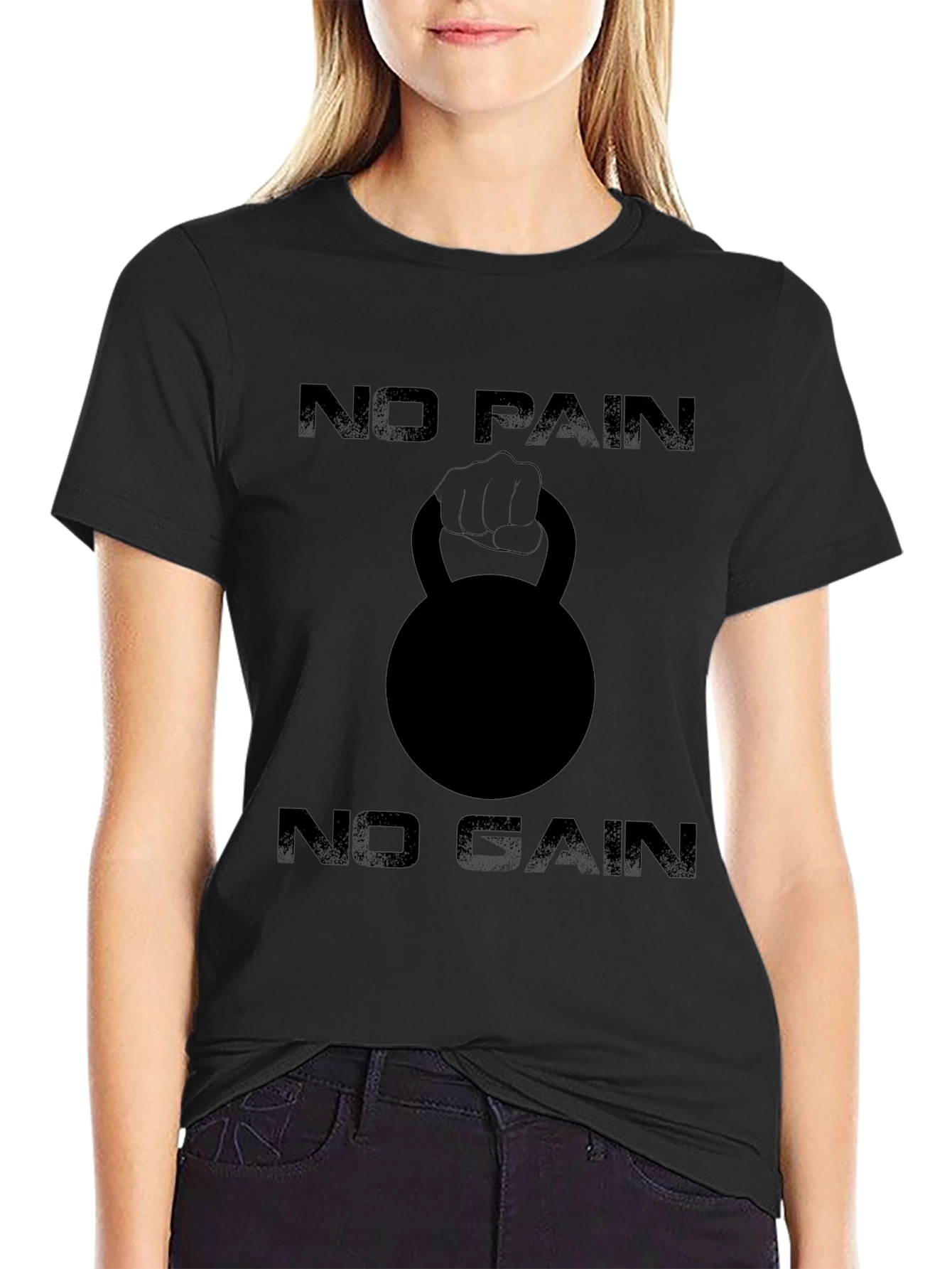 No Pain No Gain Black T-Shirt