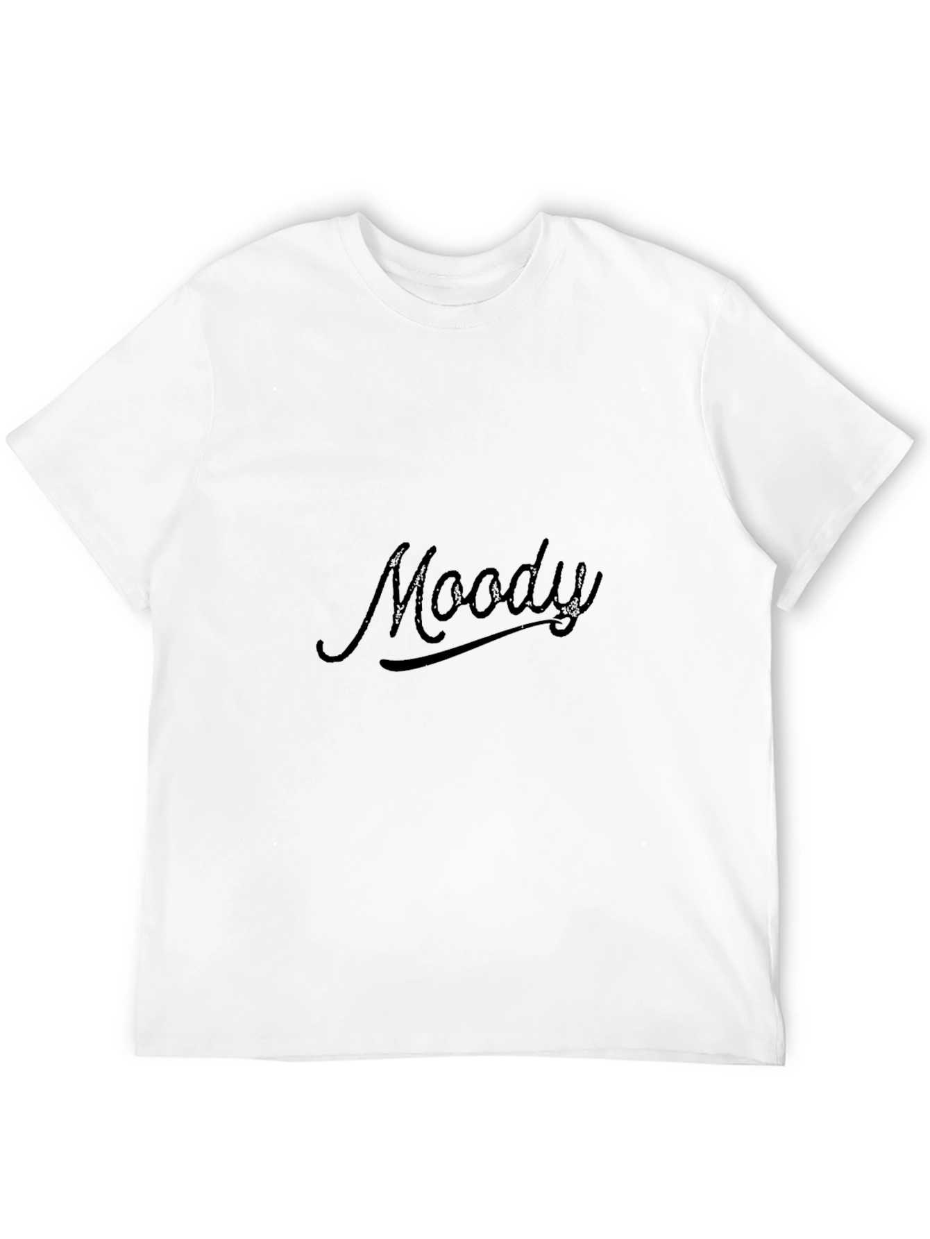Moody Black T-Shirt - Mens Casual Tee