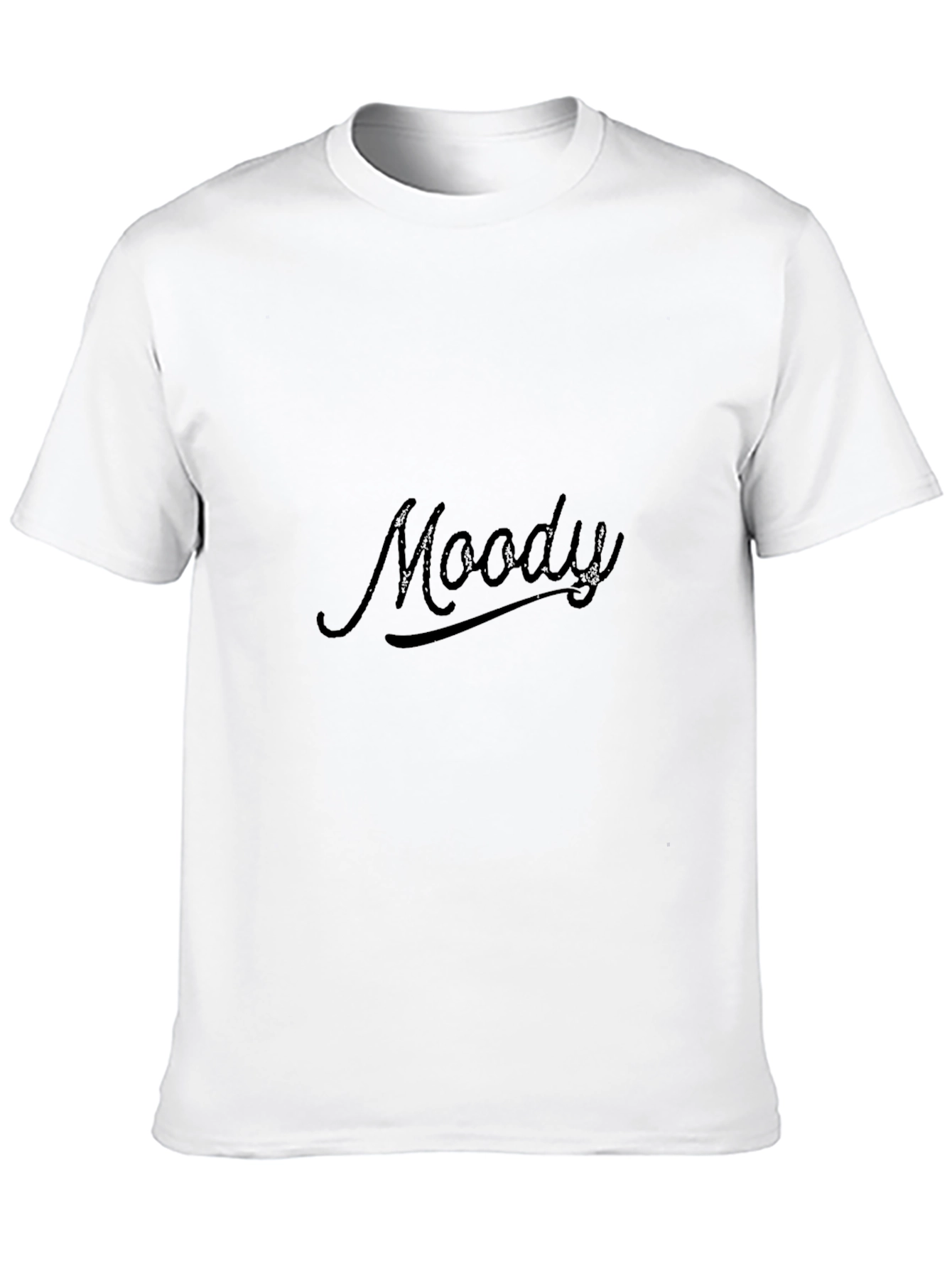 Moody Black T-Shirt - Mens Casual Tee