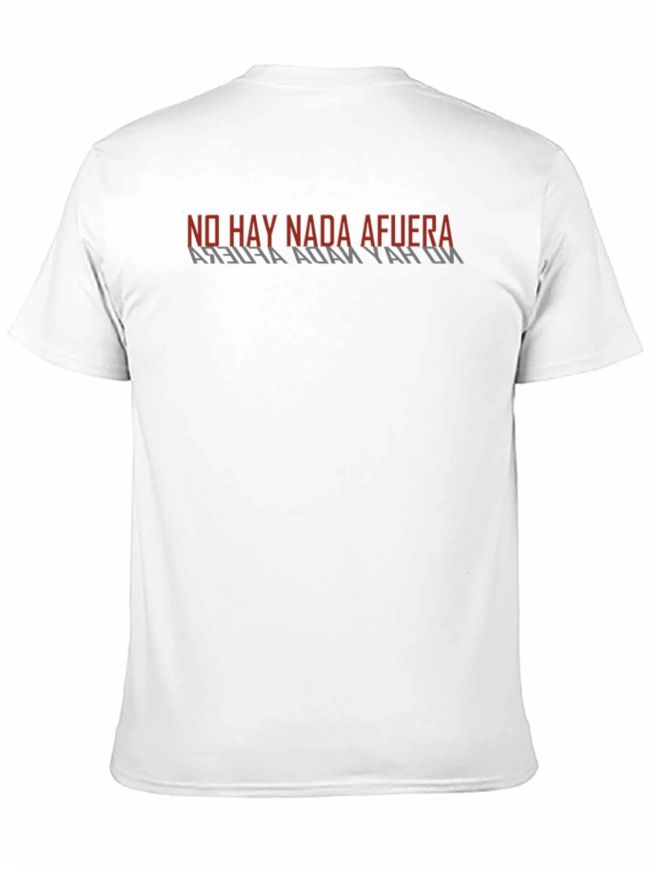 No Hay Nada Afuera Graphic Print Black T-Shirt
