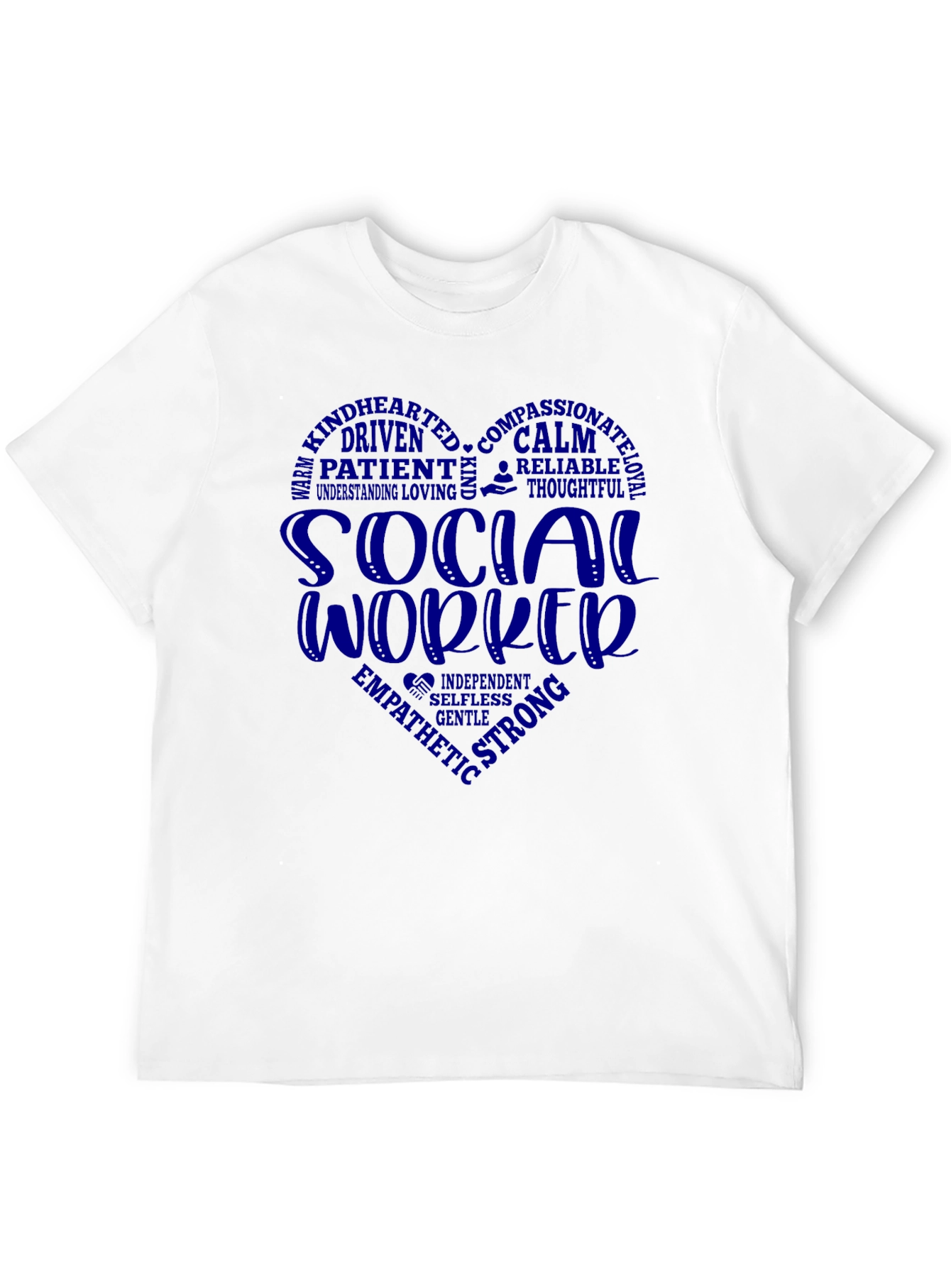 Social Worker Heart Graphic Tee