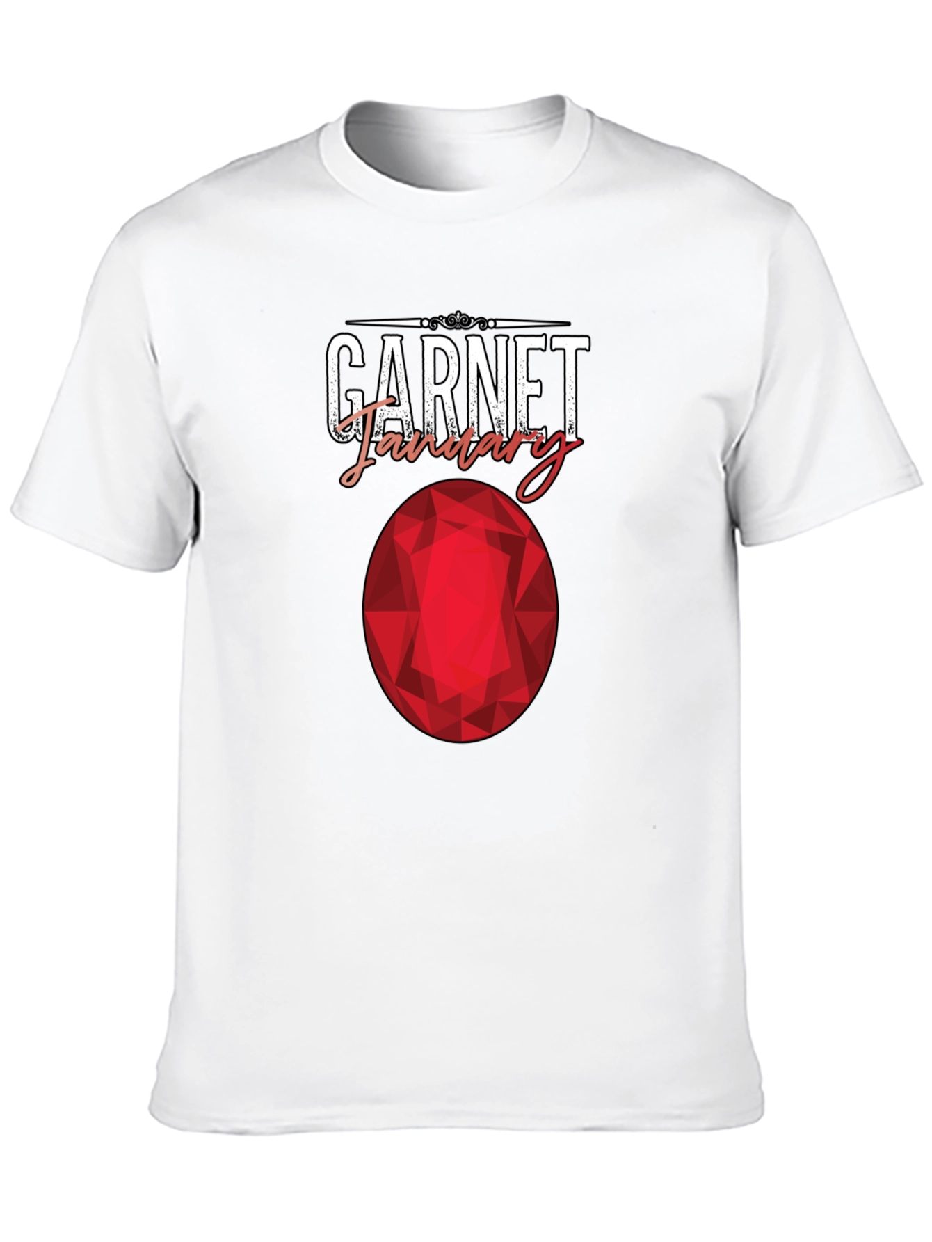 Garnet January Birthstone T-Shirt
