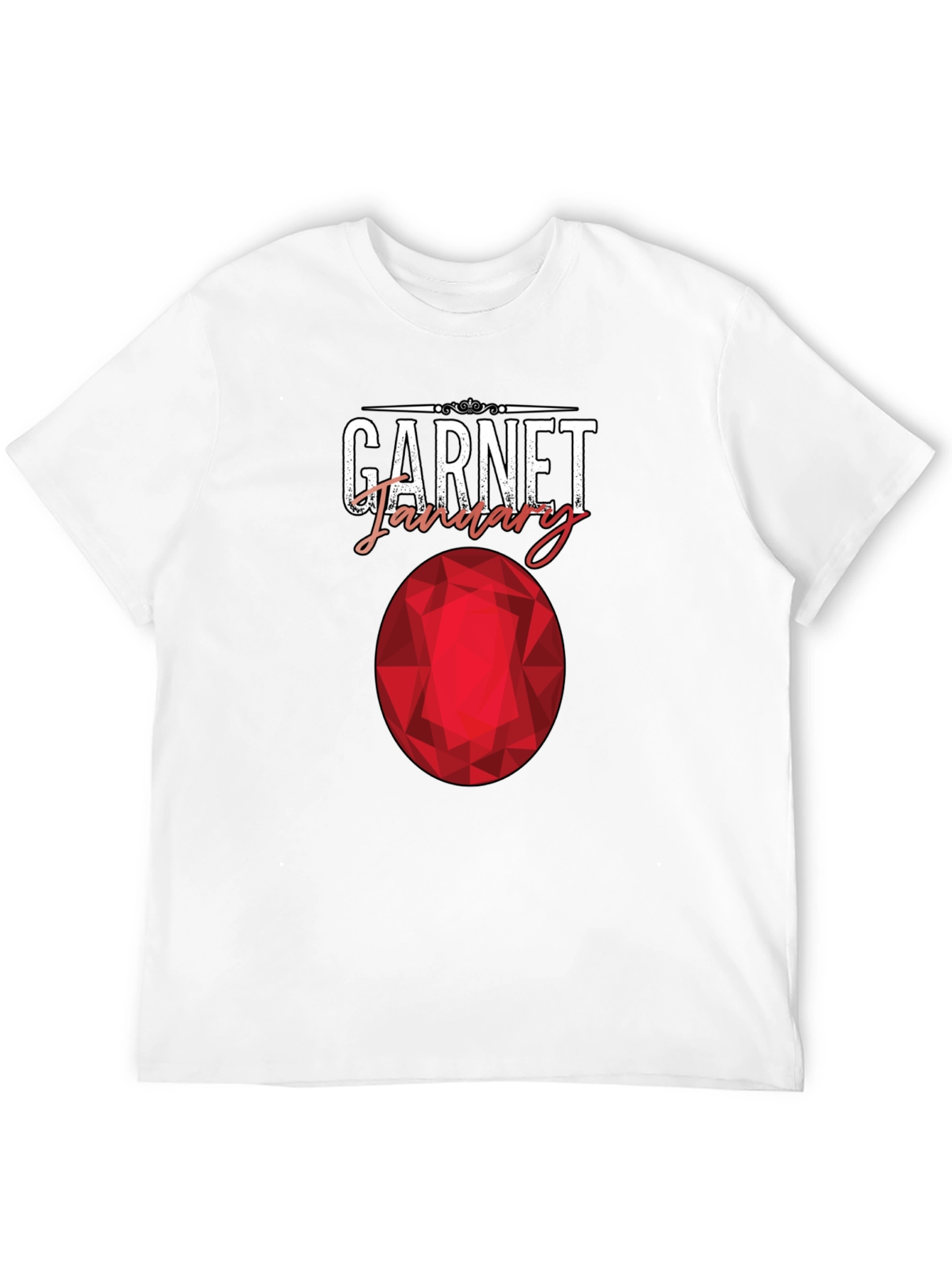 Garnet January Birthstone T-Shirt