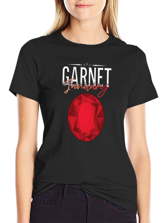 Garnet January Birthstone T-Shirt