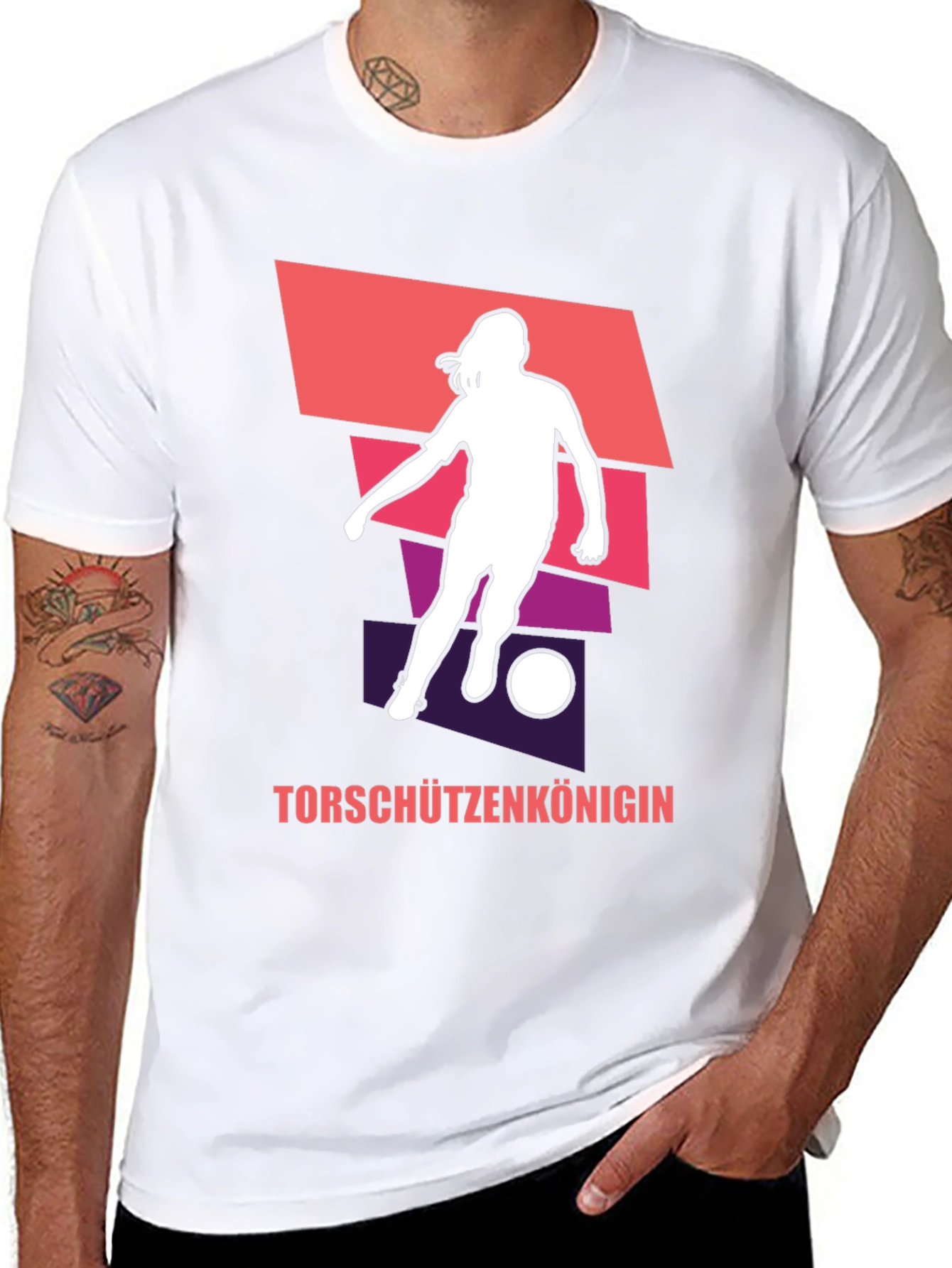 Torschützenkönigin Womens Soccer Graphic Tee