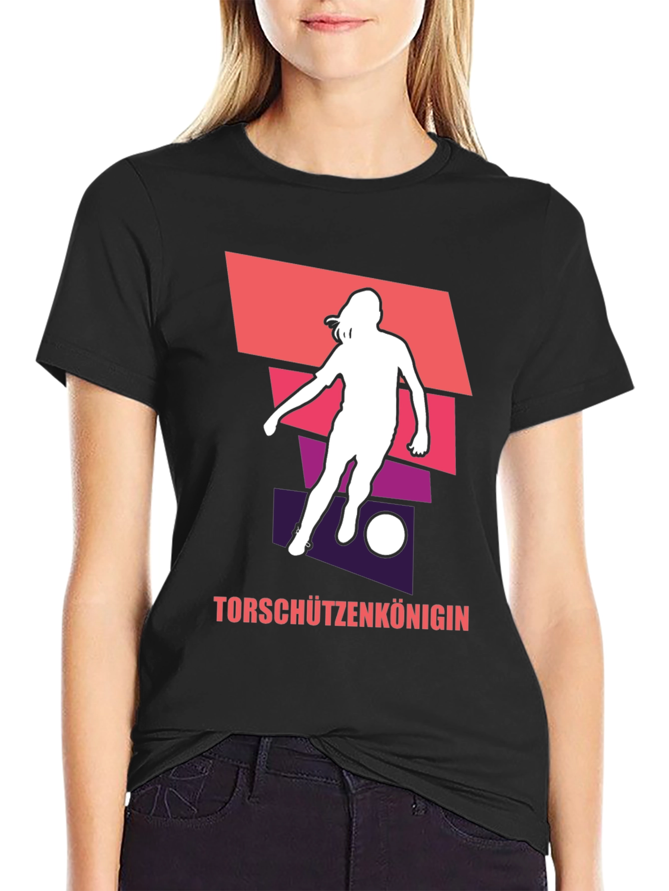 Torschützenkönigin Womens Soccer Graphic Tee