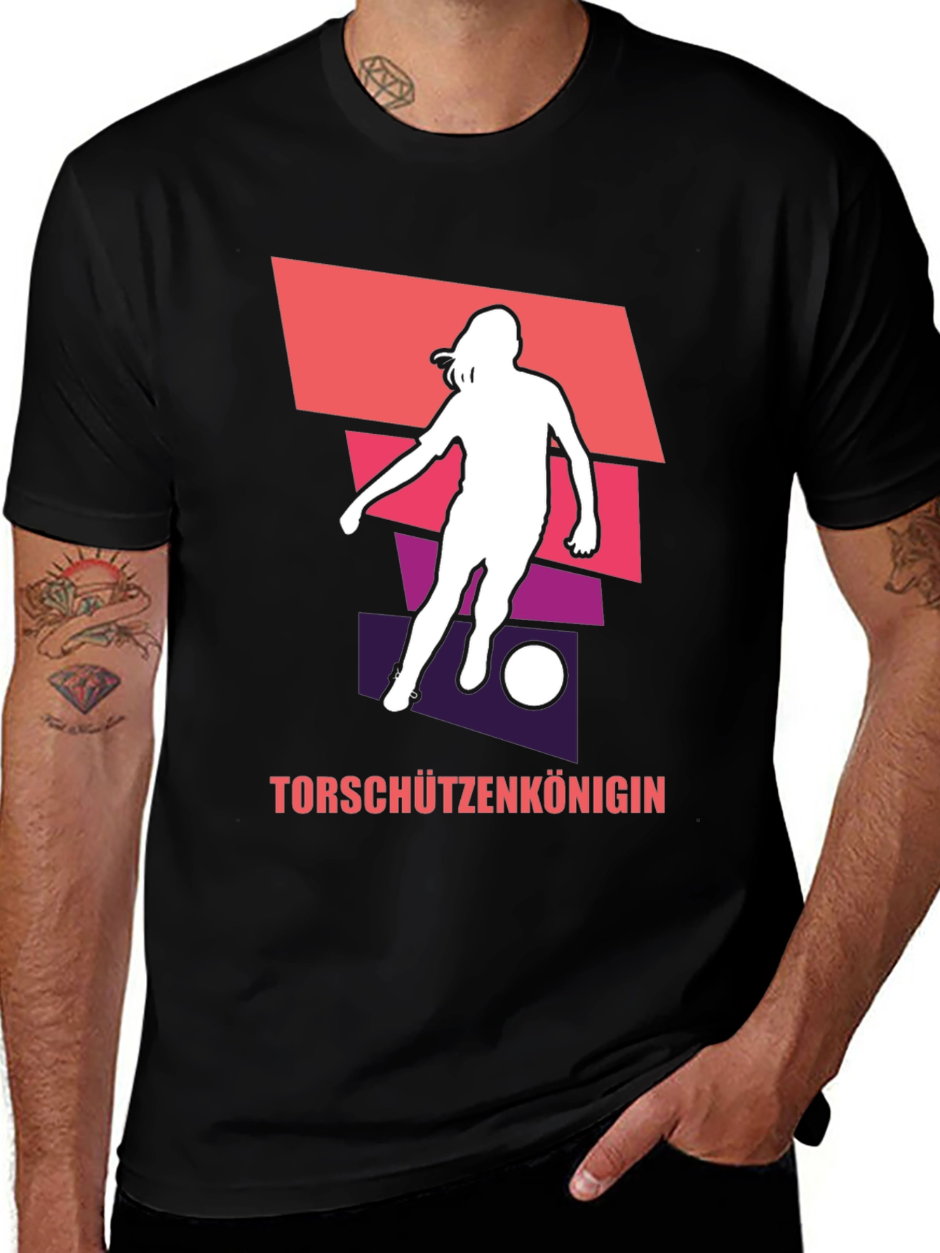Torschützenkönigin Womens Soccer Graphic Tee