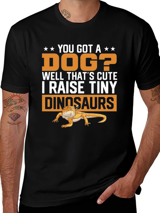 Funny Bearded Dragon T-Shirt - Tiny Dinosaurs
