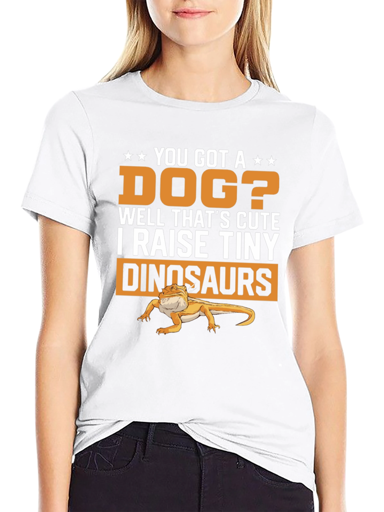 Funny Bearded Dragon T-Shirt - Tiny Dinosaurs
