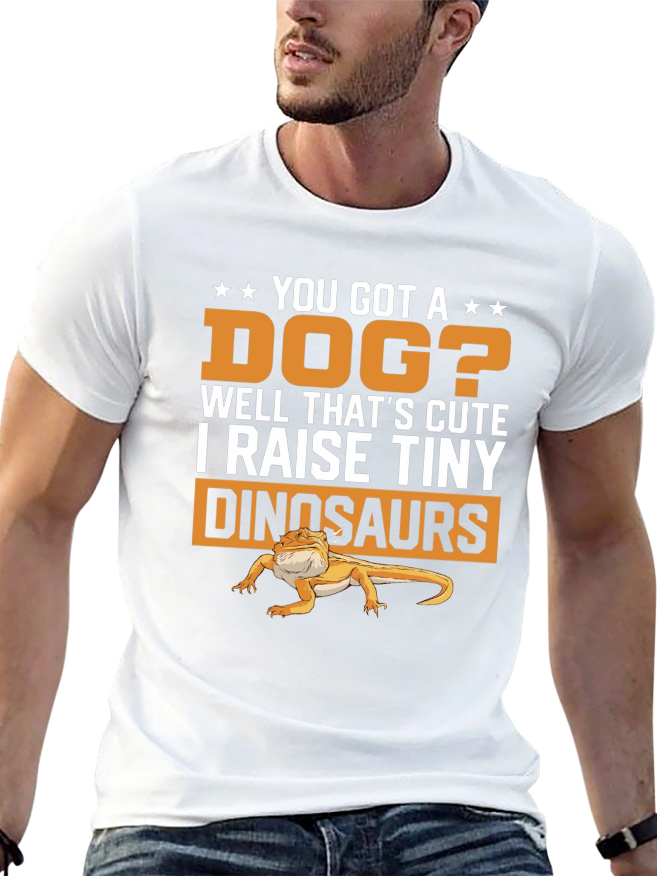 Funny Bearded Dragon T-Shirt - Tiny Dinosaurs