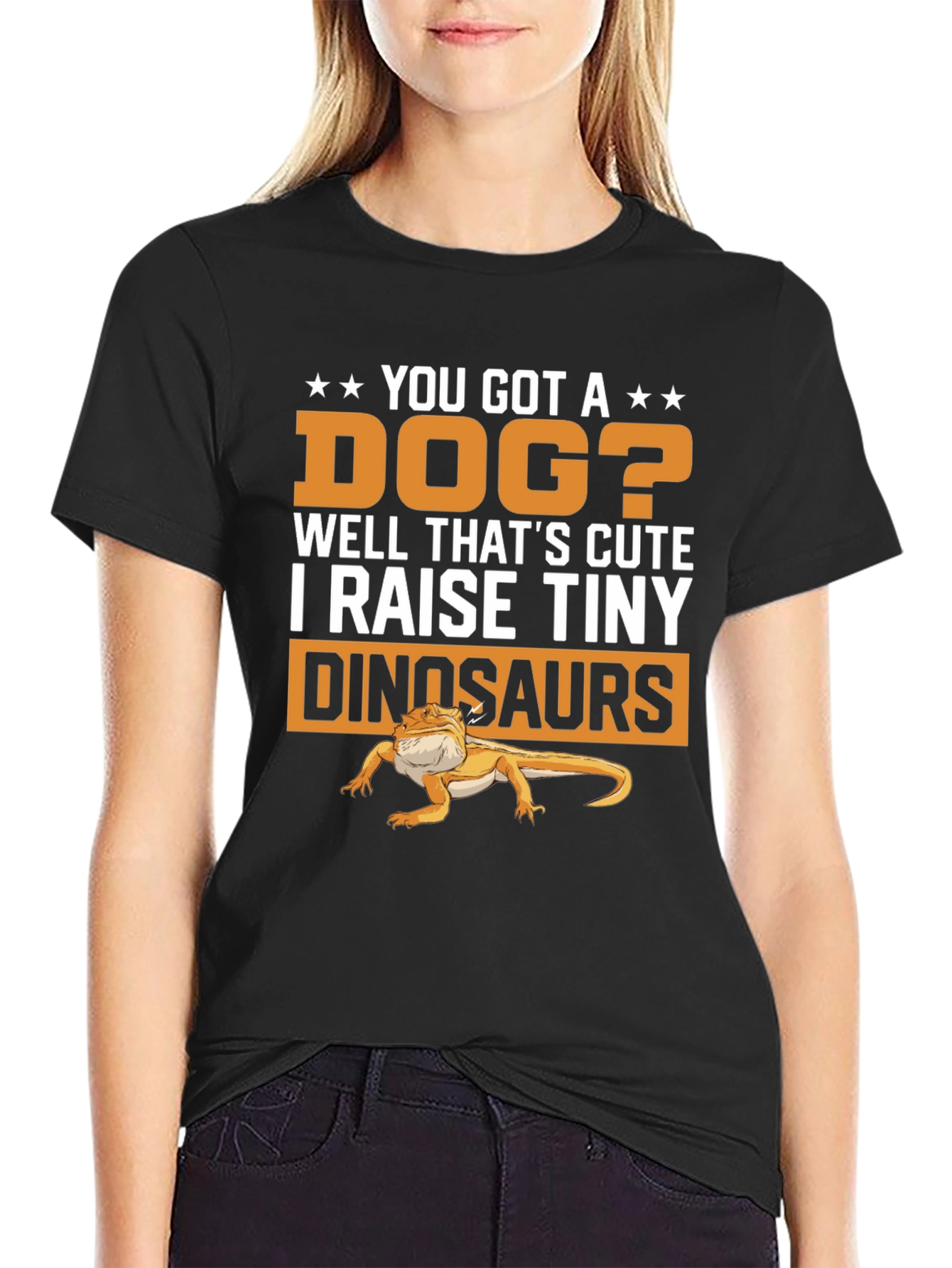 Funny Bearded Dragon T-Shirt - Tiny Dinosaurs
