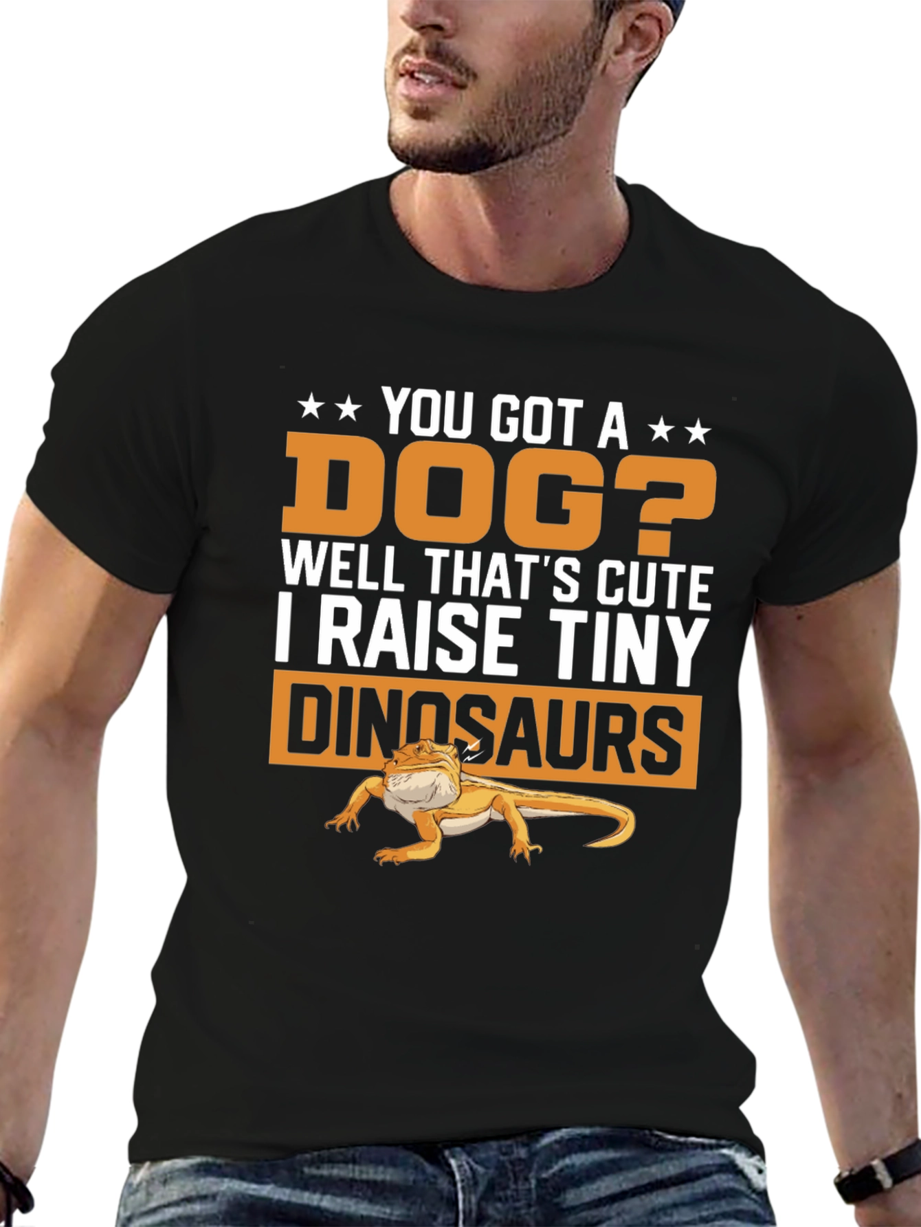 Funny Bearded Dragon T-Shirt - Tiny Dinosaurs